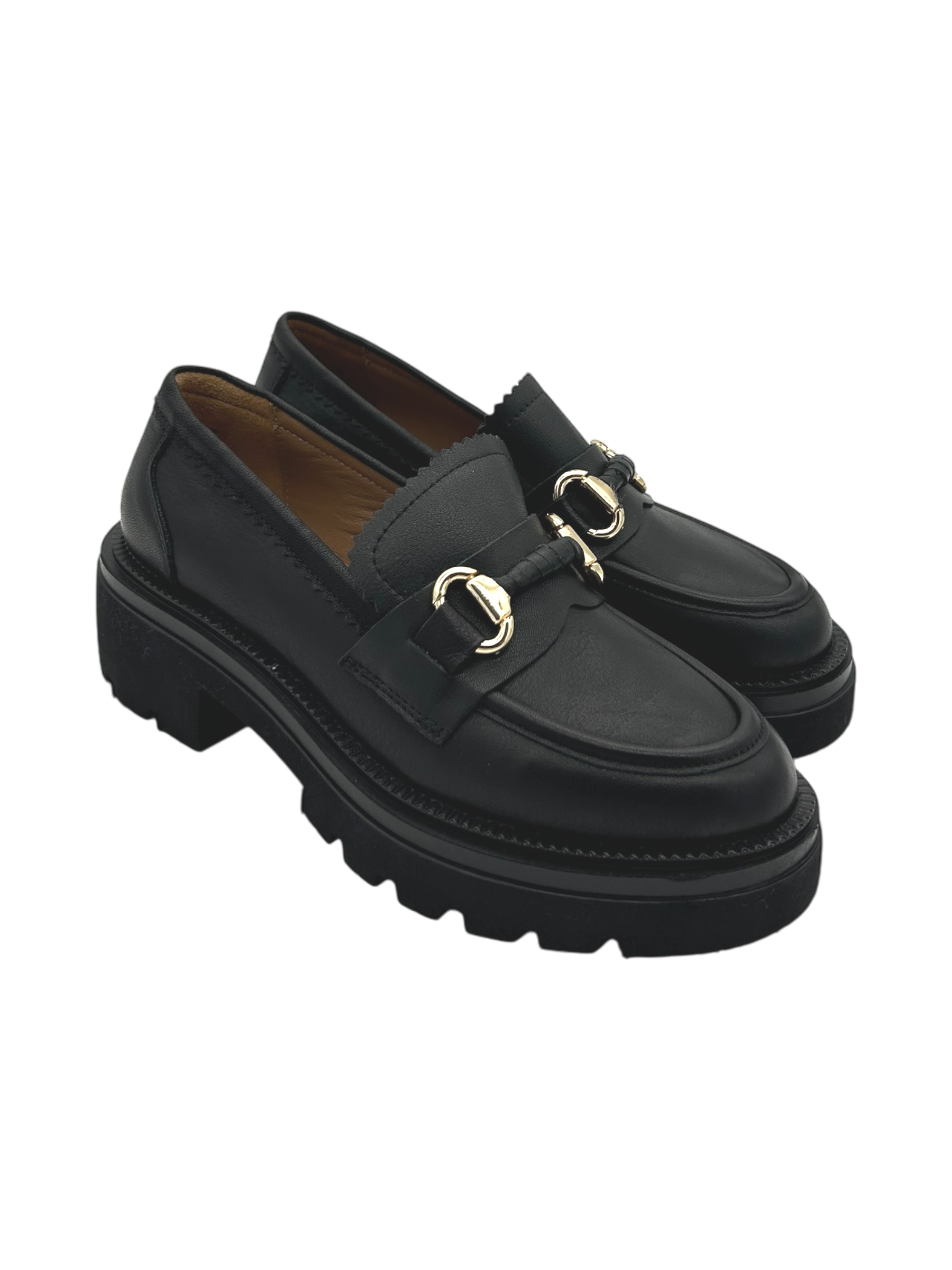 Mocassino donna Albano  Bottolato Nero  - 2709 -