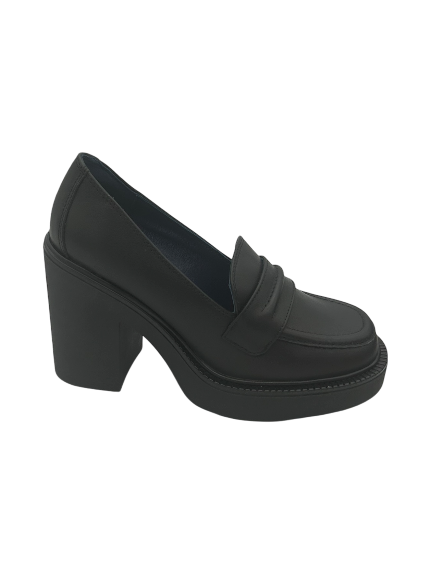 Mocassino donna Apepazza pelle Black - Agnese -