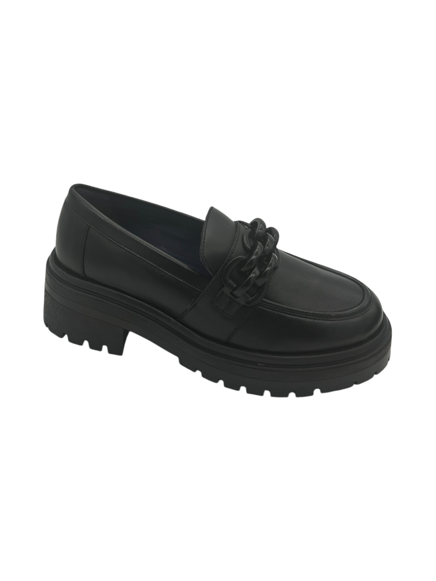 Mocassino donna Apepazza pelle Black - Cecilia -