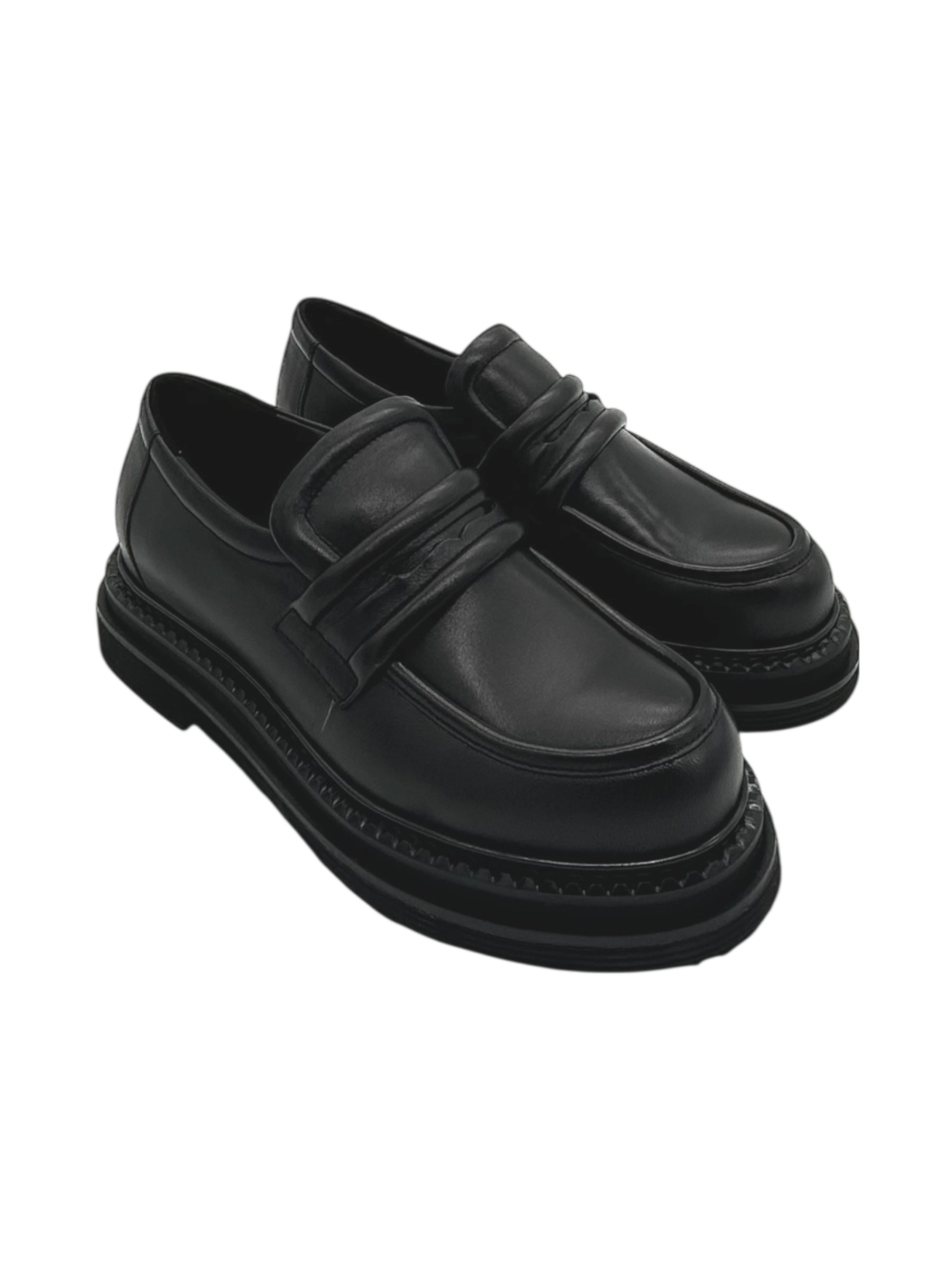 Mocassino pelle donna BRUNO PREMI Nero -BM3202X-