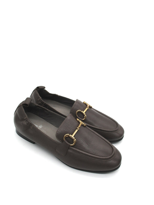 Mocassino pelle donna GoUp by Valery Coffee - WX35 -