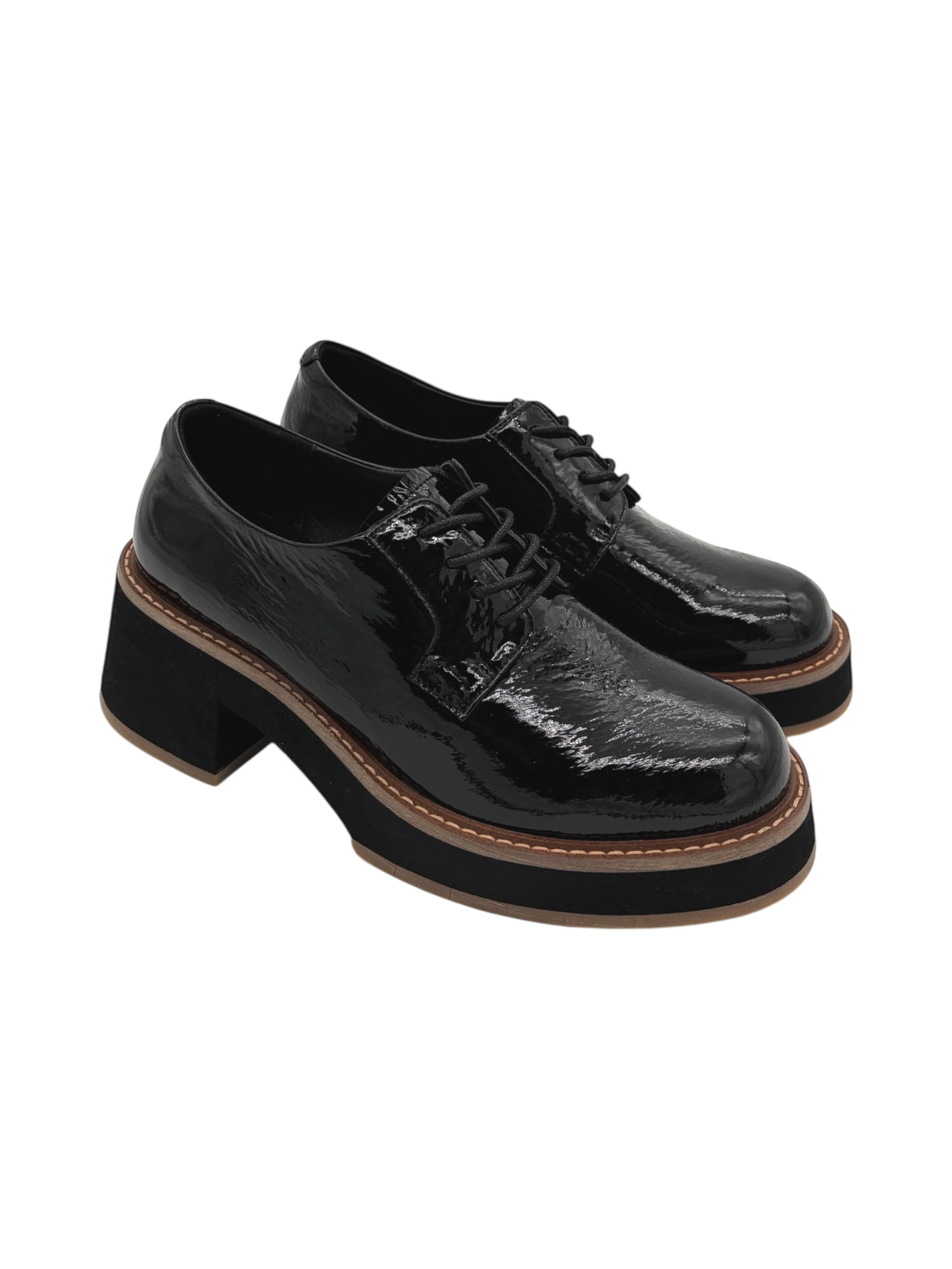 Scarpa pelle donna Miss Olivia Nero - Paloma D3 -