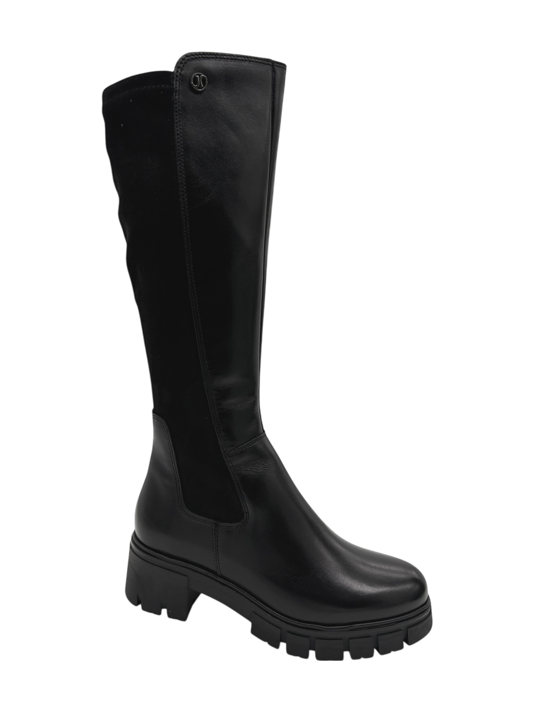 Stivale pelle donna Janet & Janet Black -J533-
