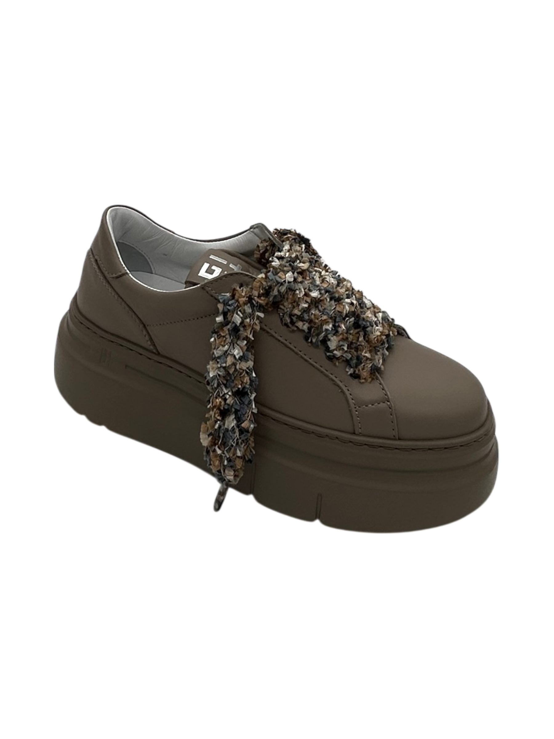 Sneakers pelle donna GIO+ Combi Tortora - Aria 50  -