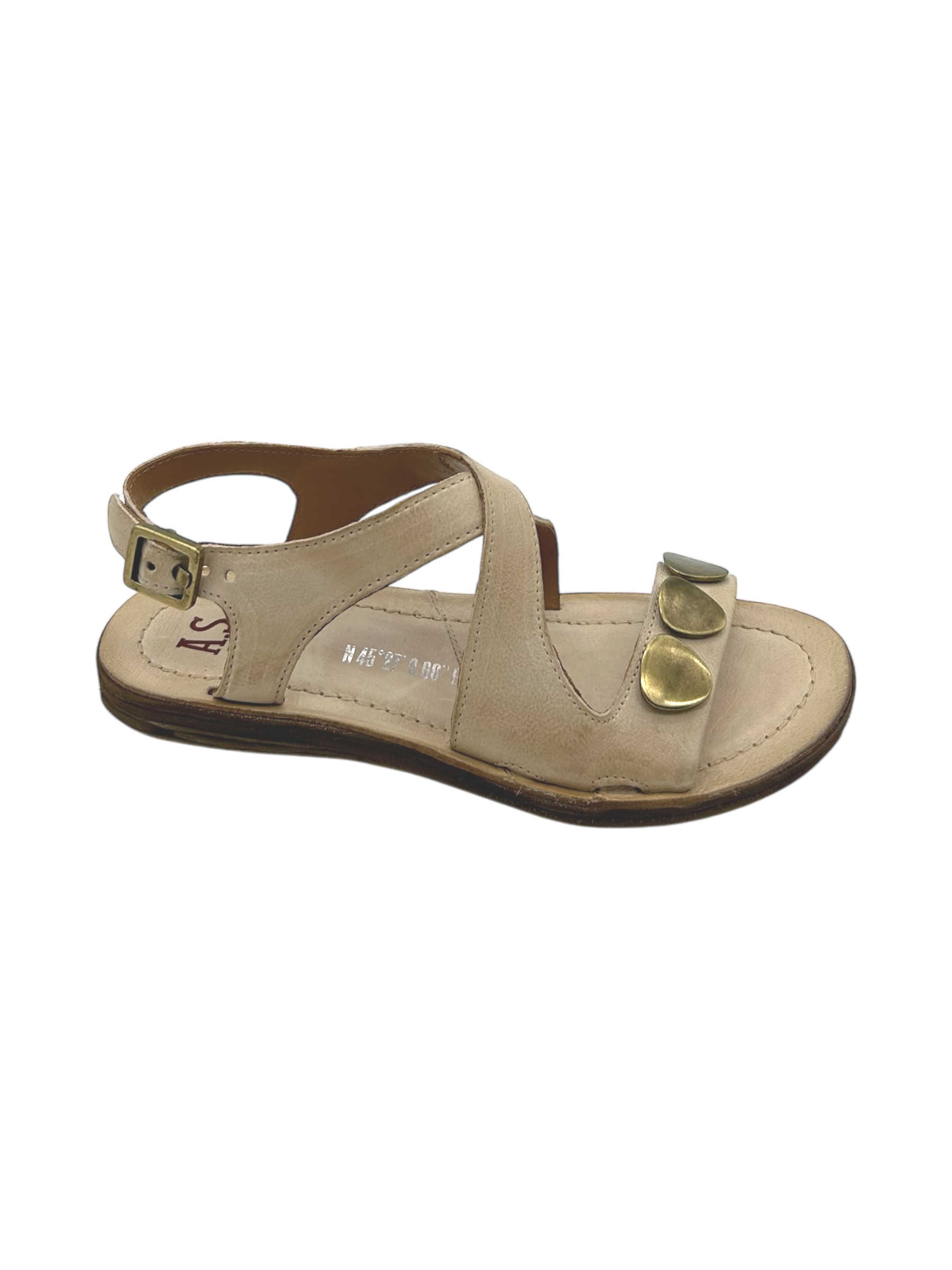 Sandali bassi pelle donna Bech AS98 - A16059 -