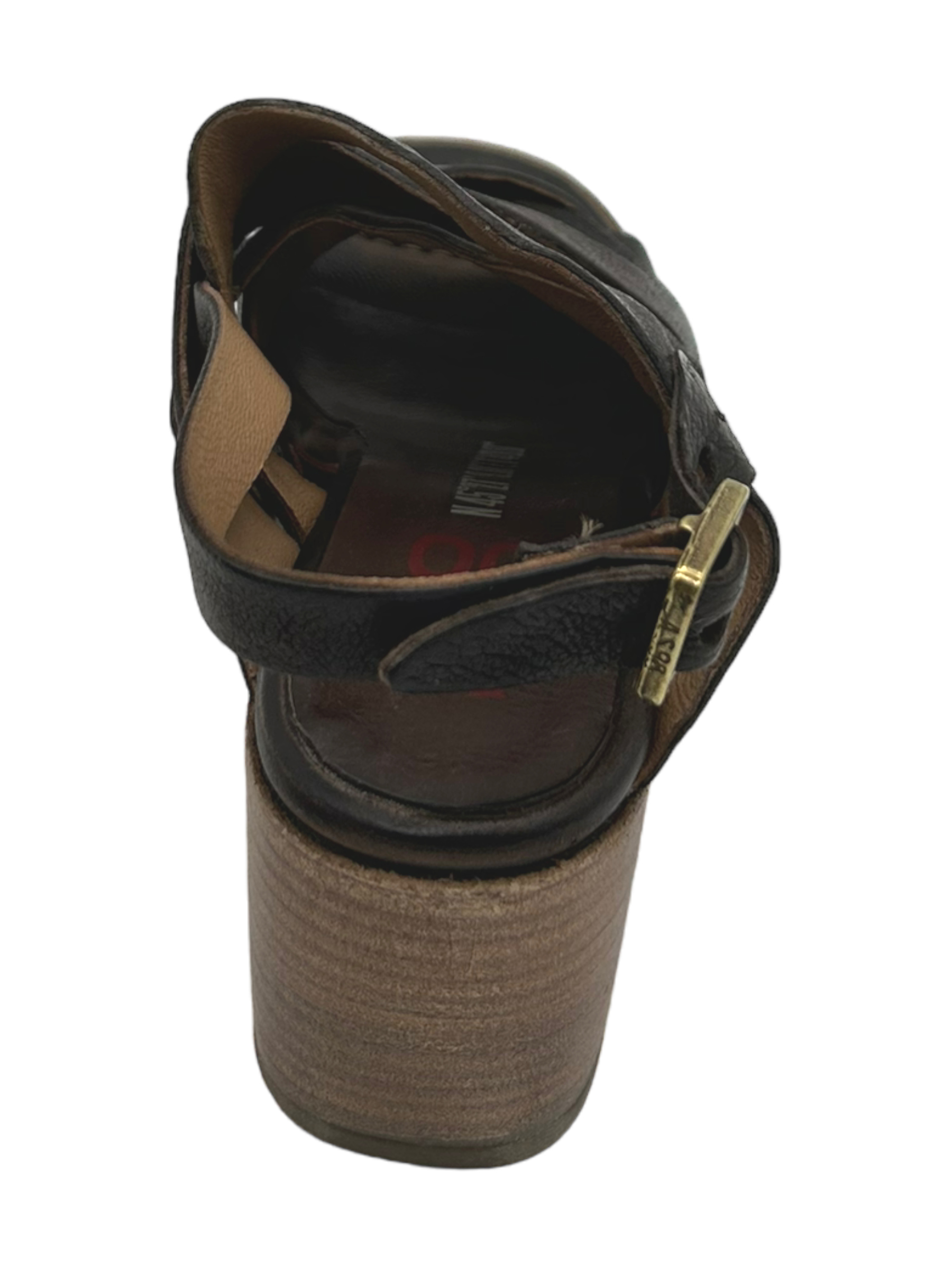 Sandali pelle donna Fondente AS98 - B61001 -
