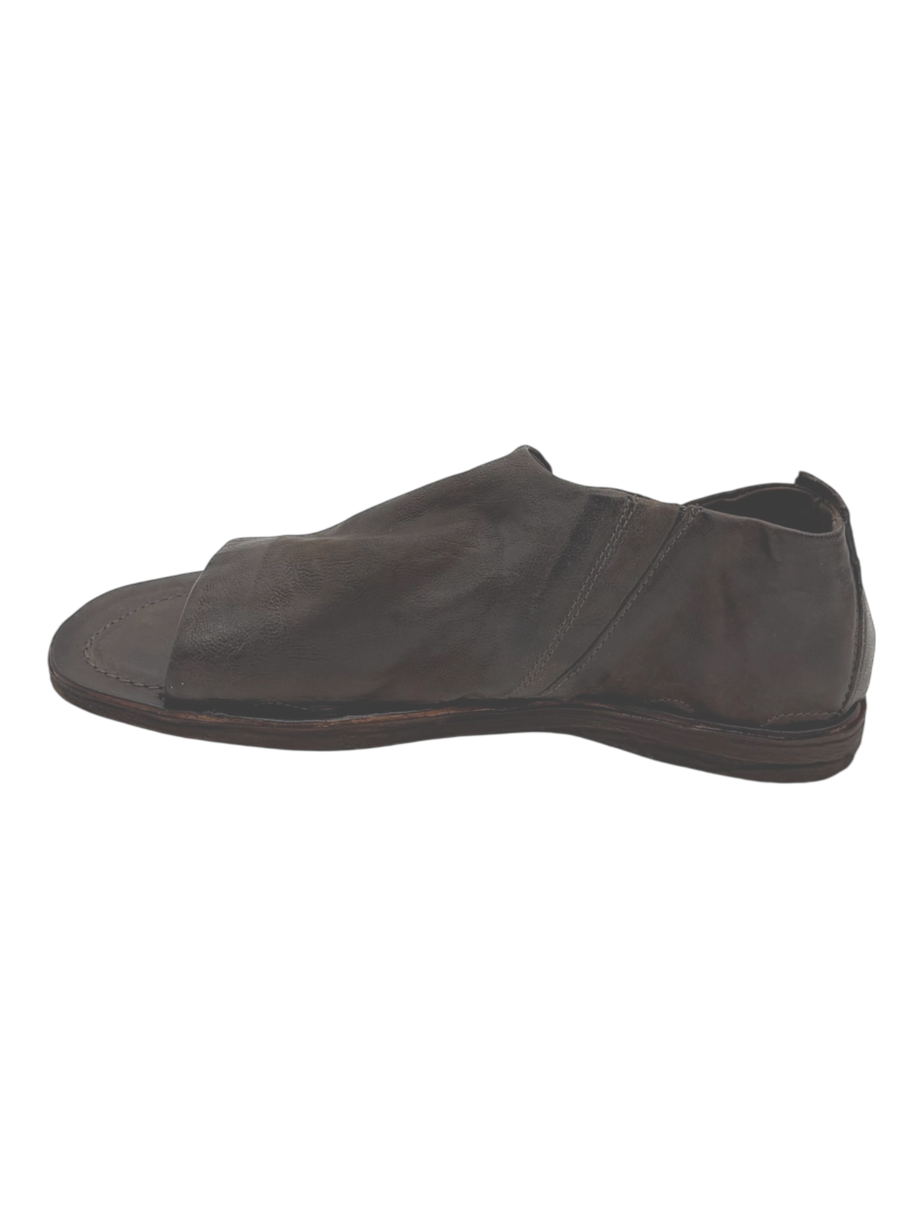 Sandalo pelle donna AS98 Ebano - A16074 -