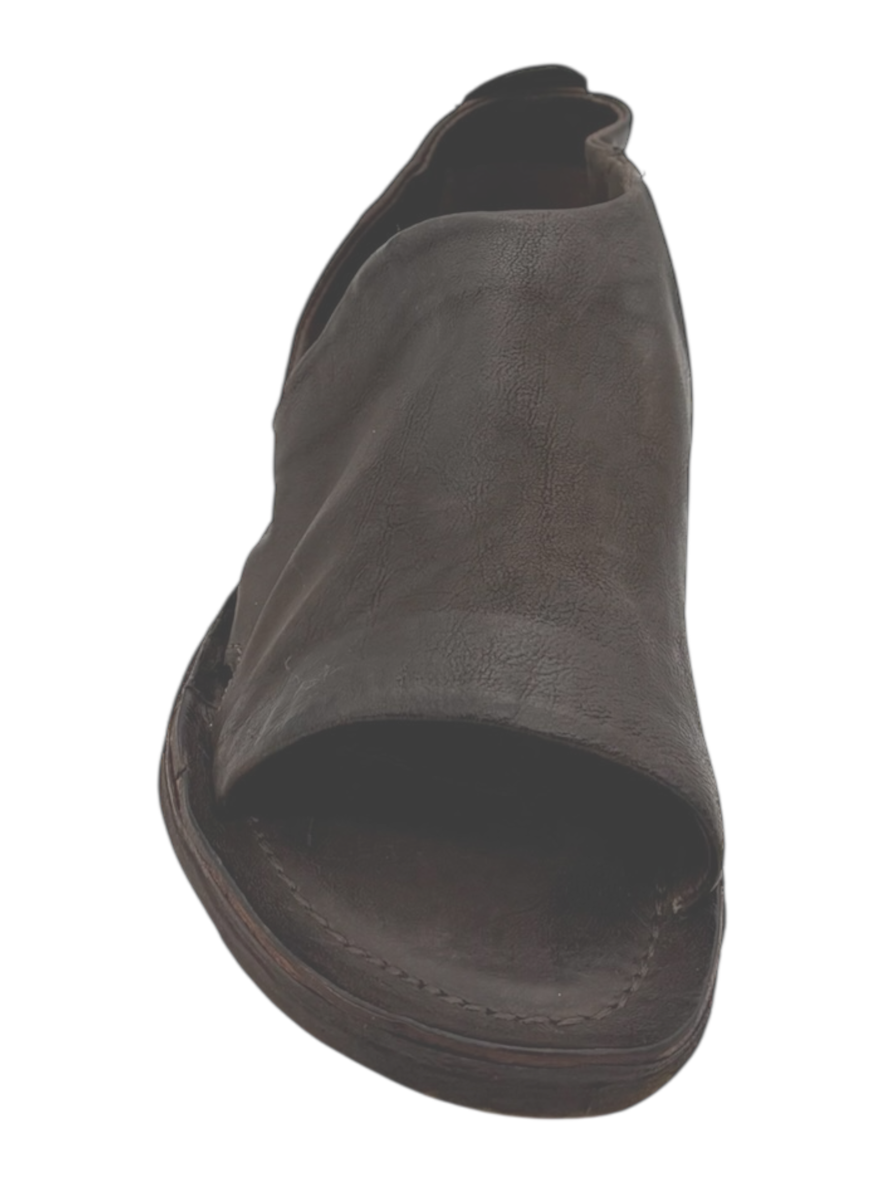 Sandalo pelle donna AS98 Ebano - A16074 -