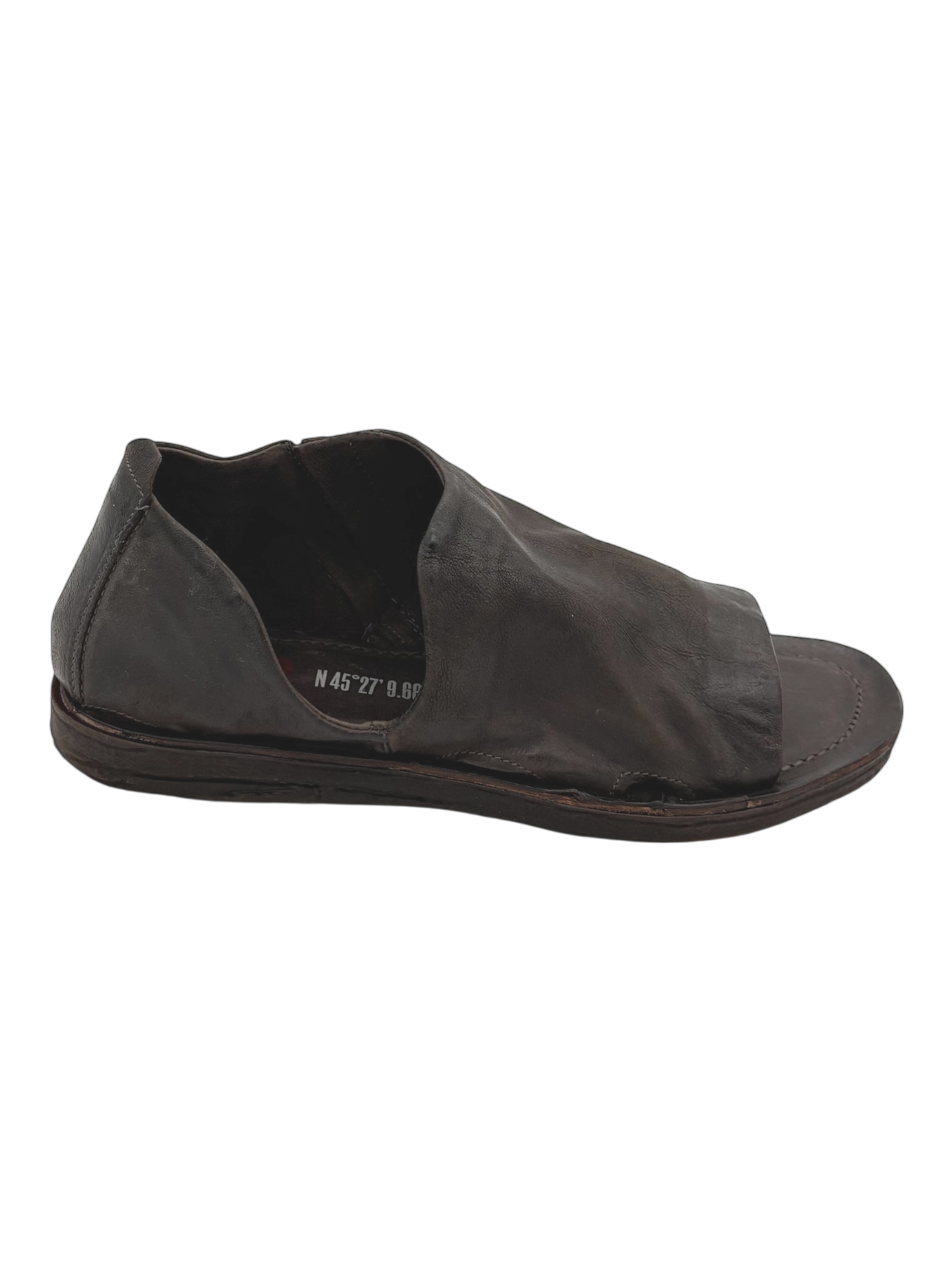 Sandalo pelle donna AS98 Ebano - A16074 -