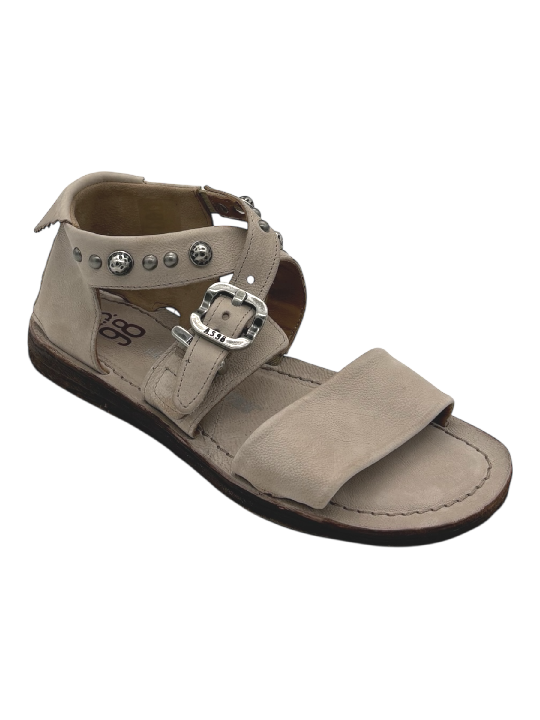 Sandalo pelle donna AS98 Dust - A16072-