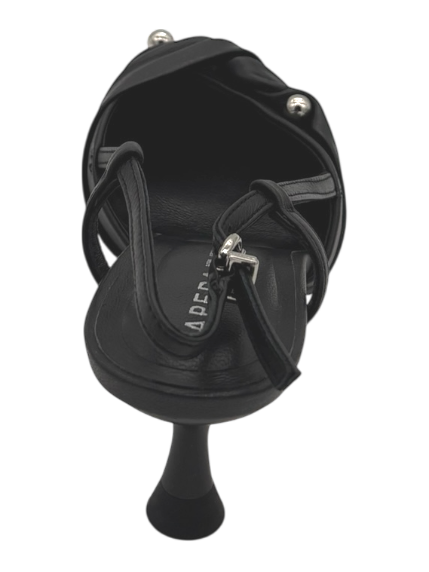 Sandalo pelle donna Apepazza Black - Lea Glow04-