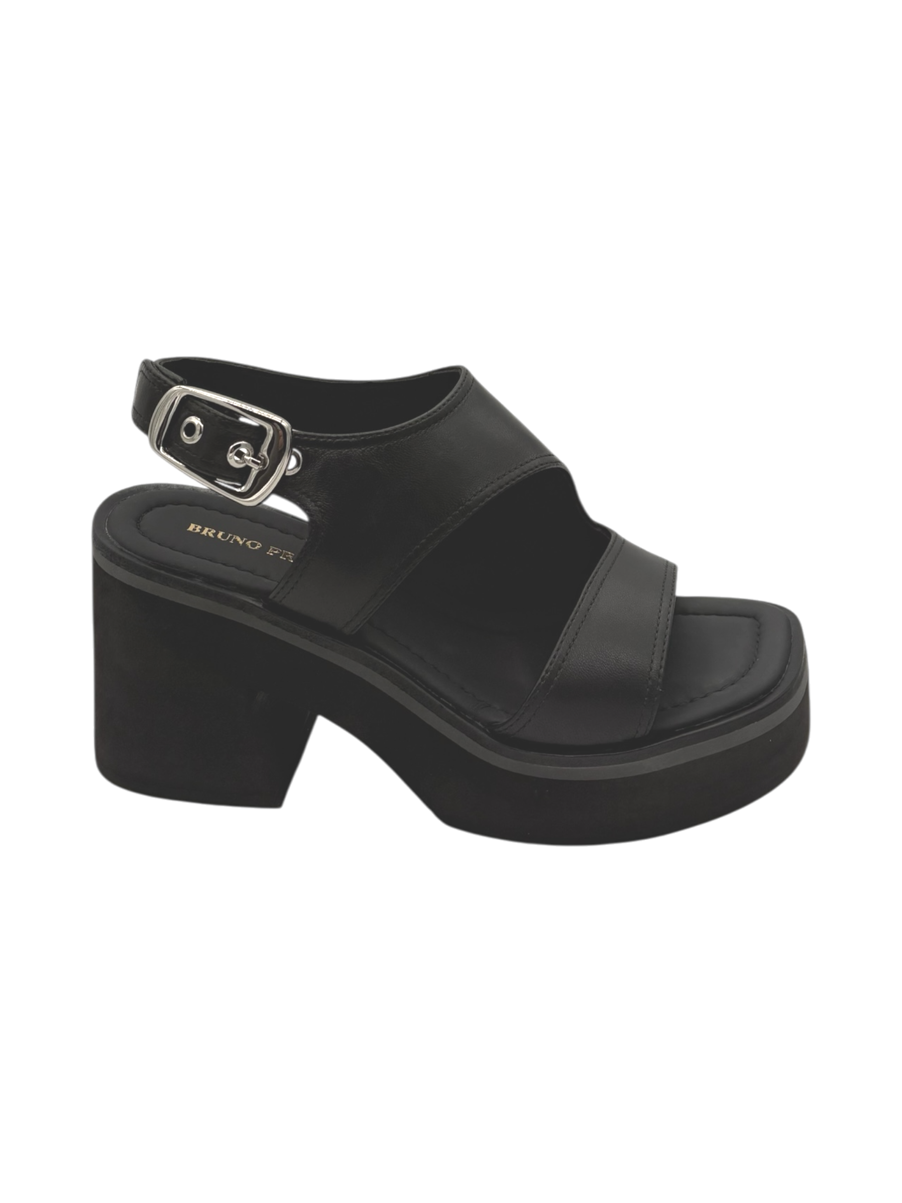 Sandalo pelle donna Bruno Premi Nero  - BN6703X -