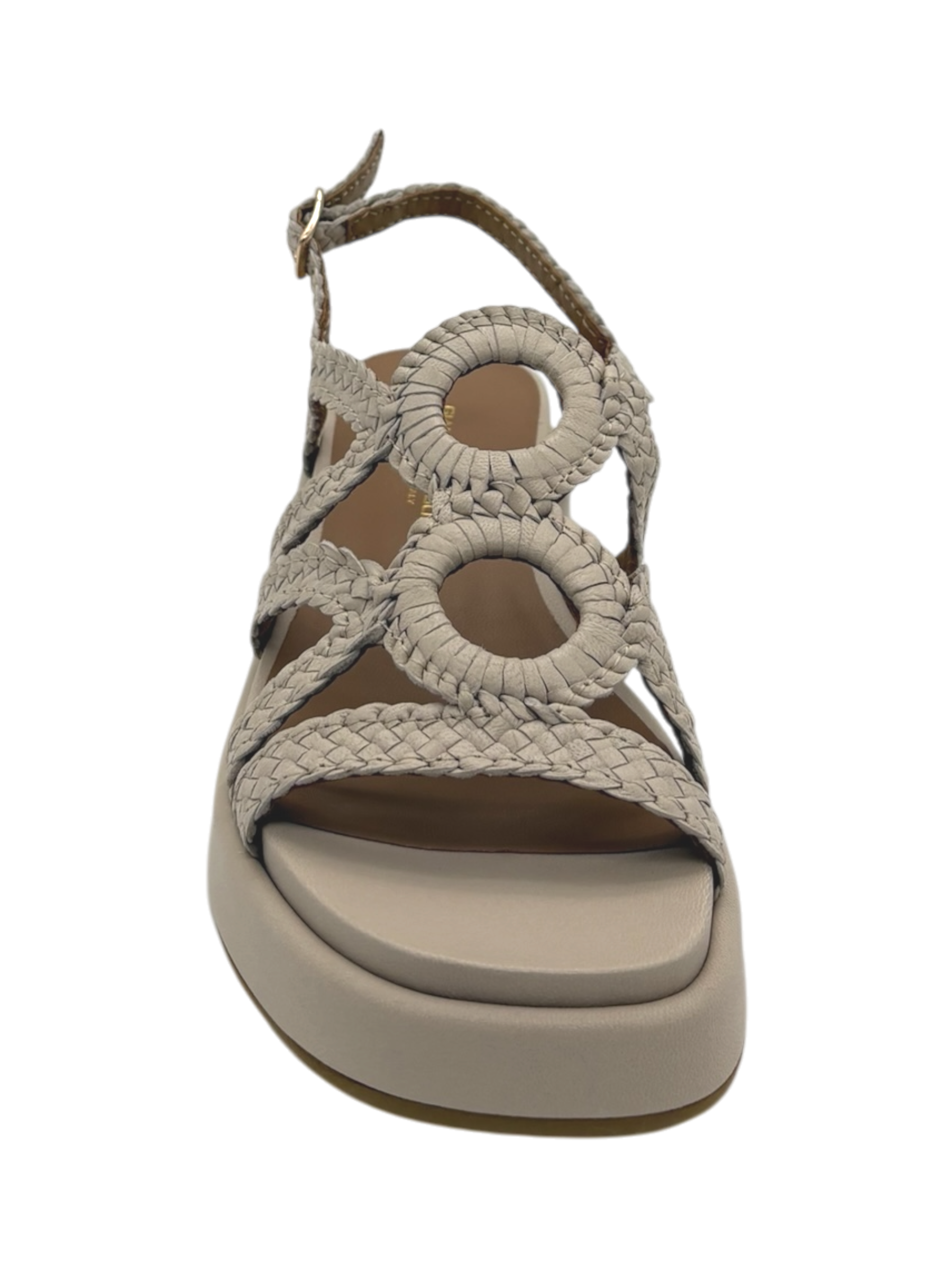 Sandalo pelle donna GIANMARCO SORELLI  Bone -12270 Ares-