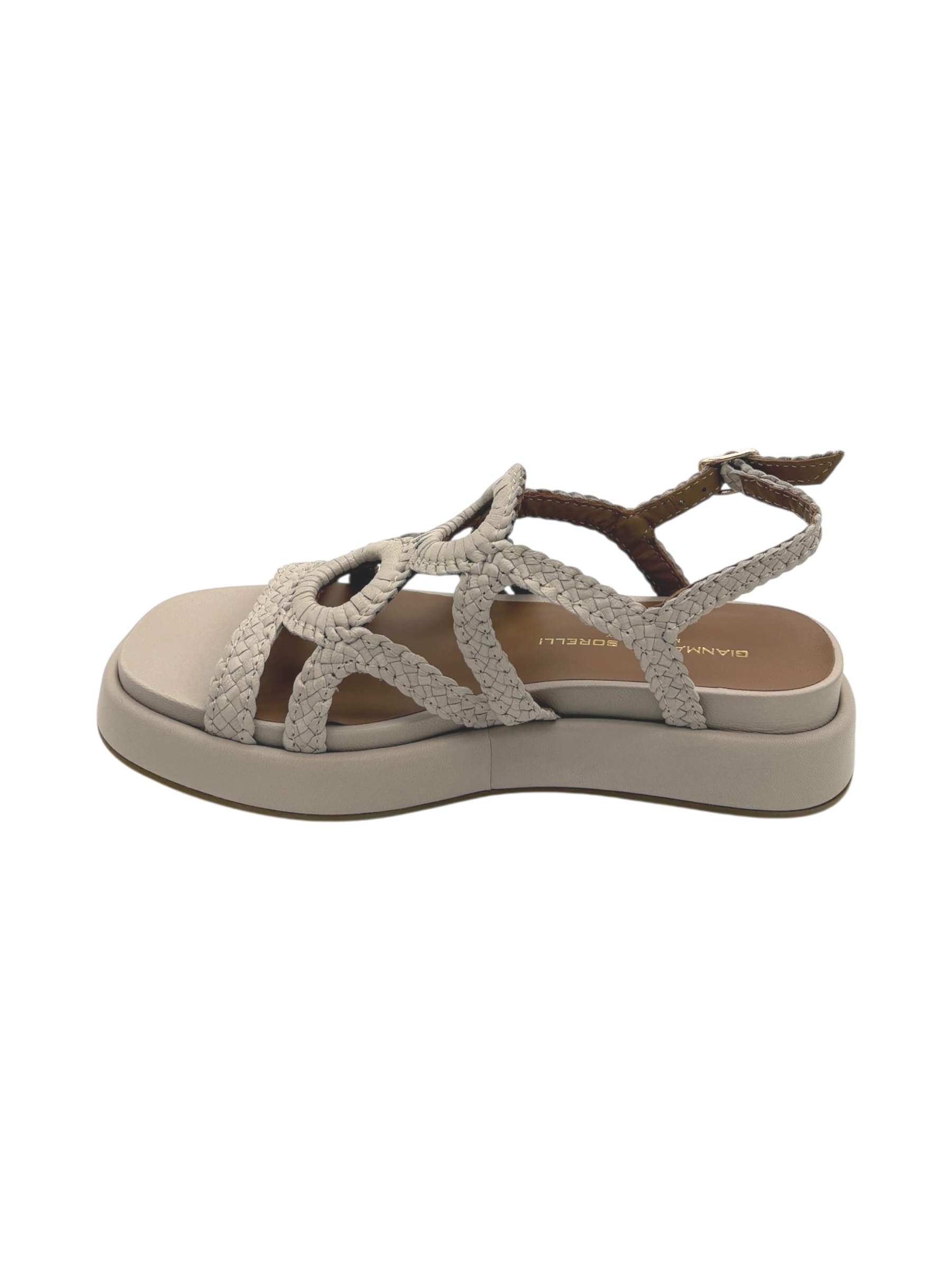 Sandalo pelle donna GIANMARCO SORELLI  Bone -12270 Ares-