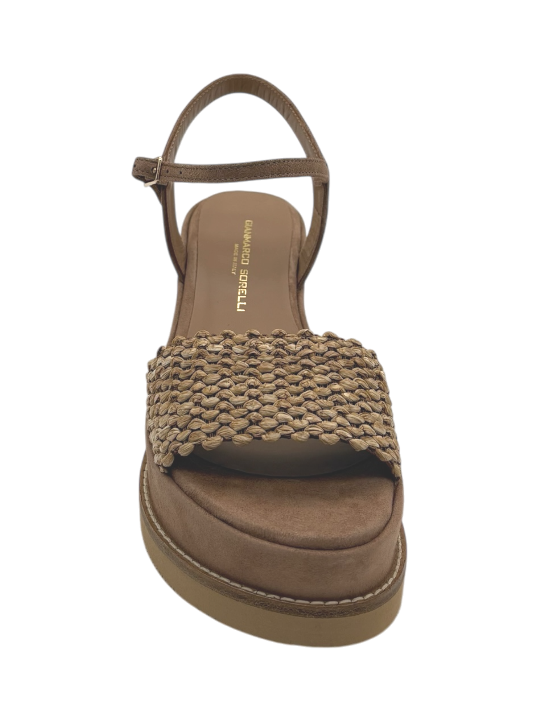 Sandalo pelle donna GIANMARCO SORELLI  Legno -3082 Jil-