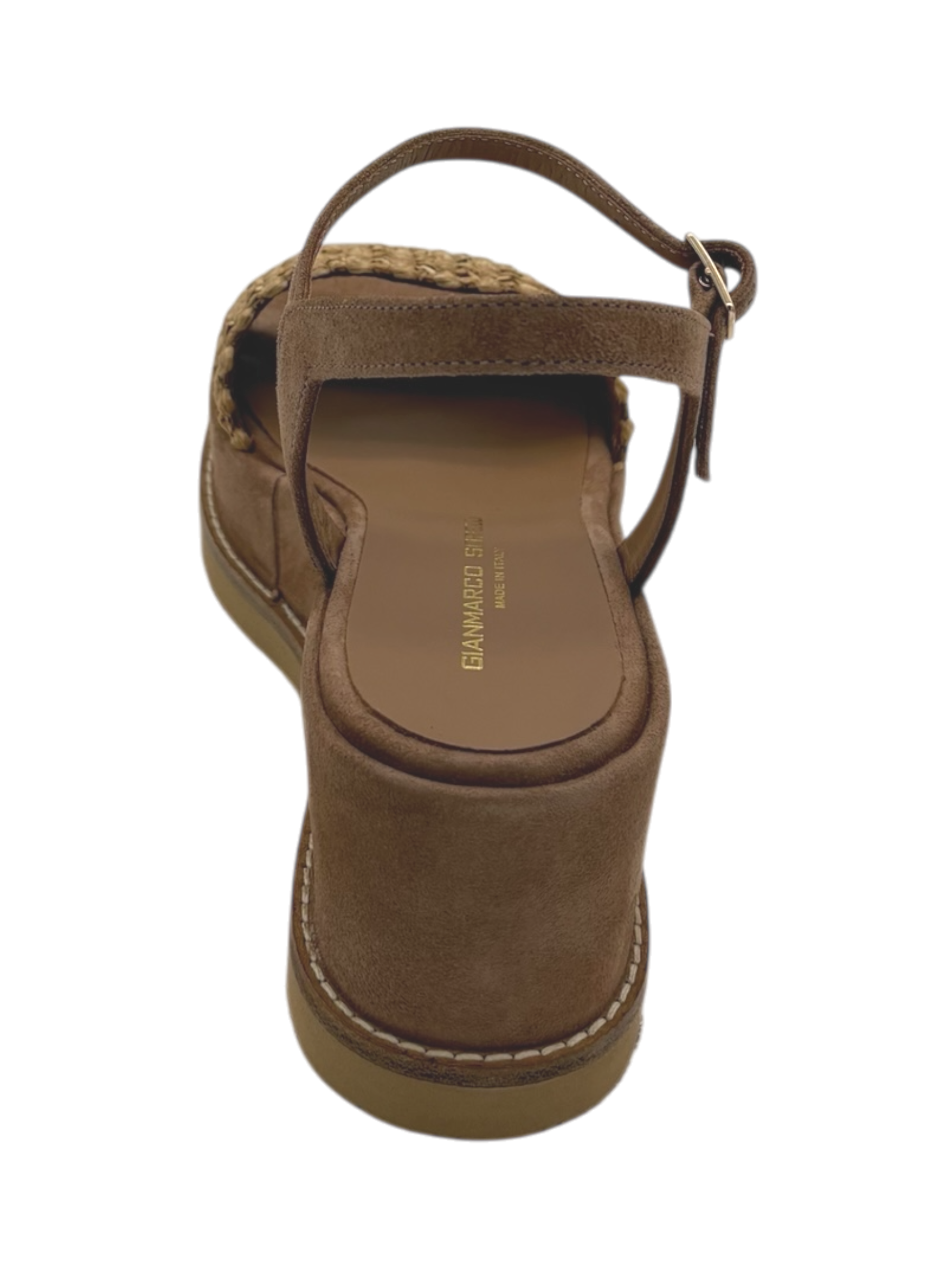 Sandalo pelle donna GIANMARCO SORELLI  Legno -3082 Jil-