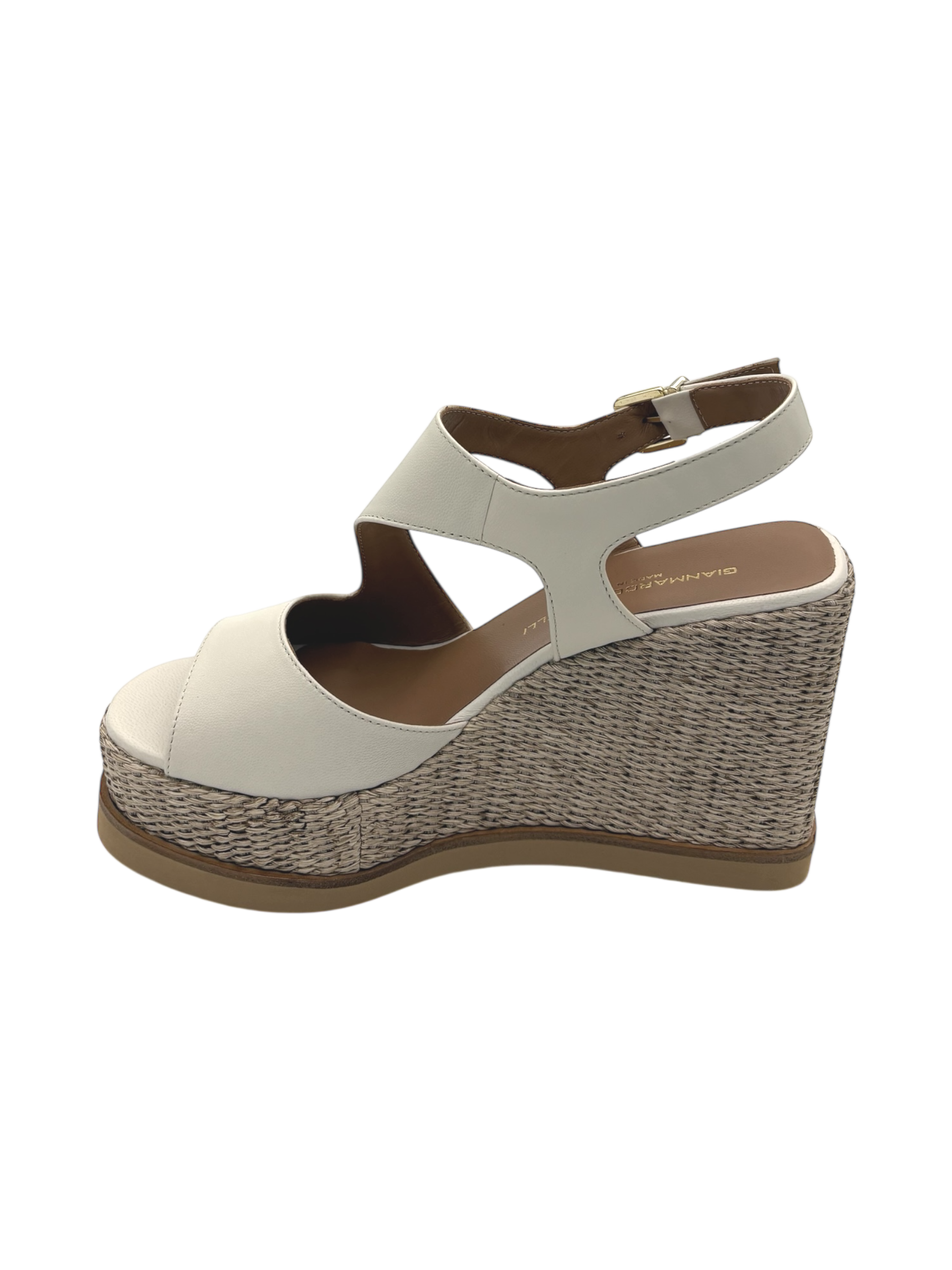 Sandalo pelle donna GIANMARCO SORELLI Off White -3084 Vale-