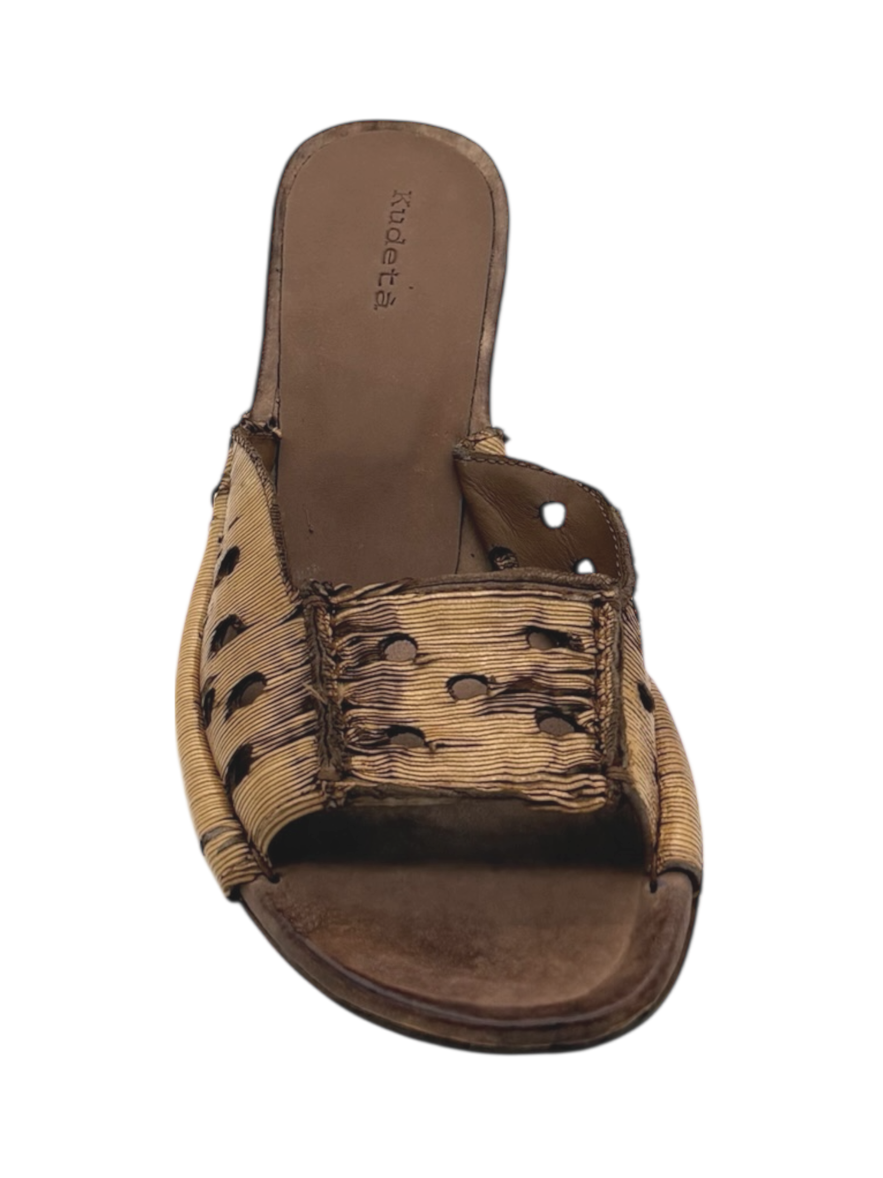 Sandalo pelle donna Kudetà  Intagliato Fard  - 614252-