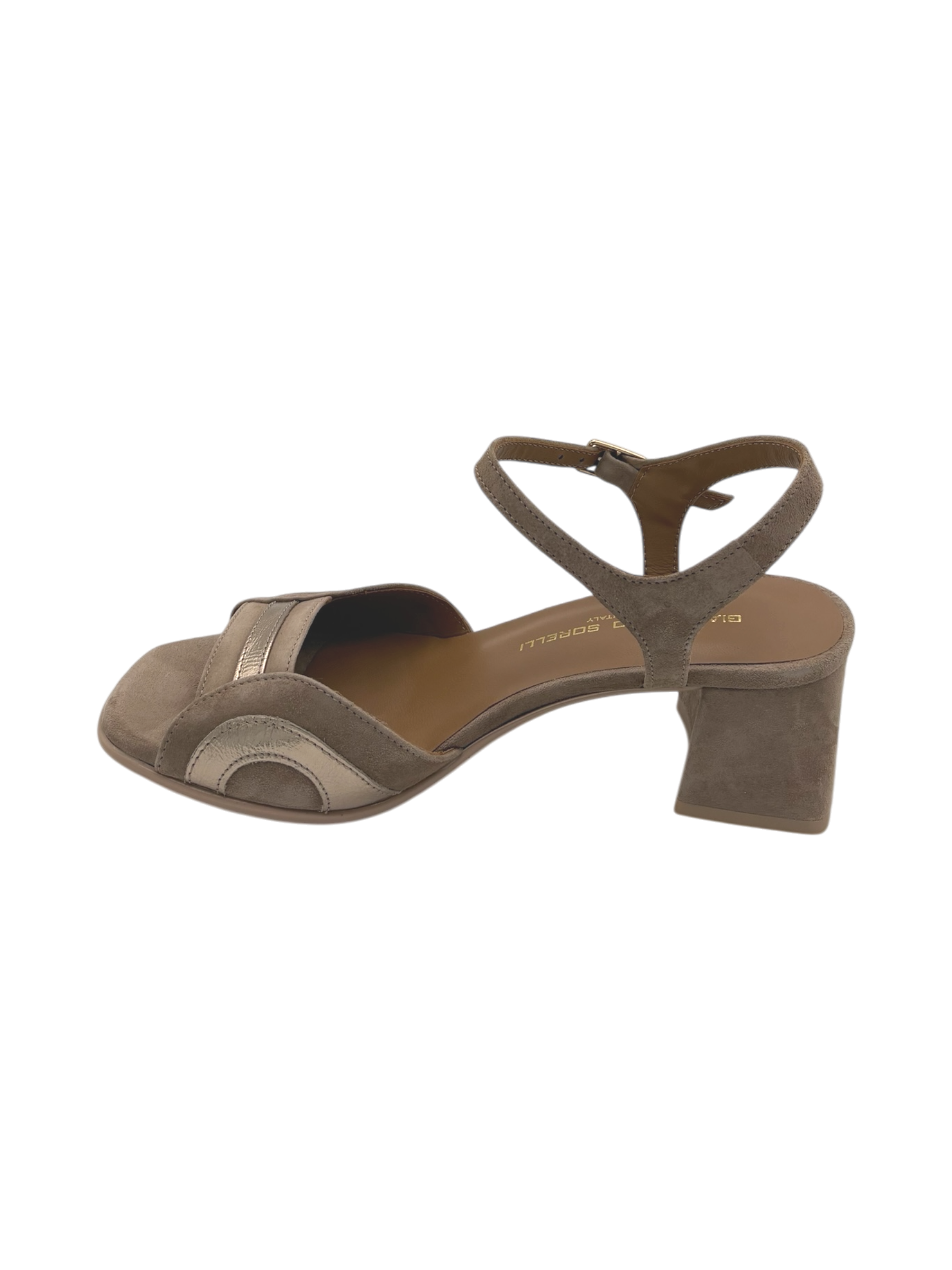 Sandalo camoscio donna GIANMARCO SORELLI Castoro -2067 Flow-