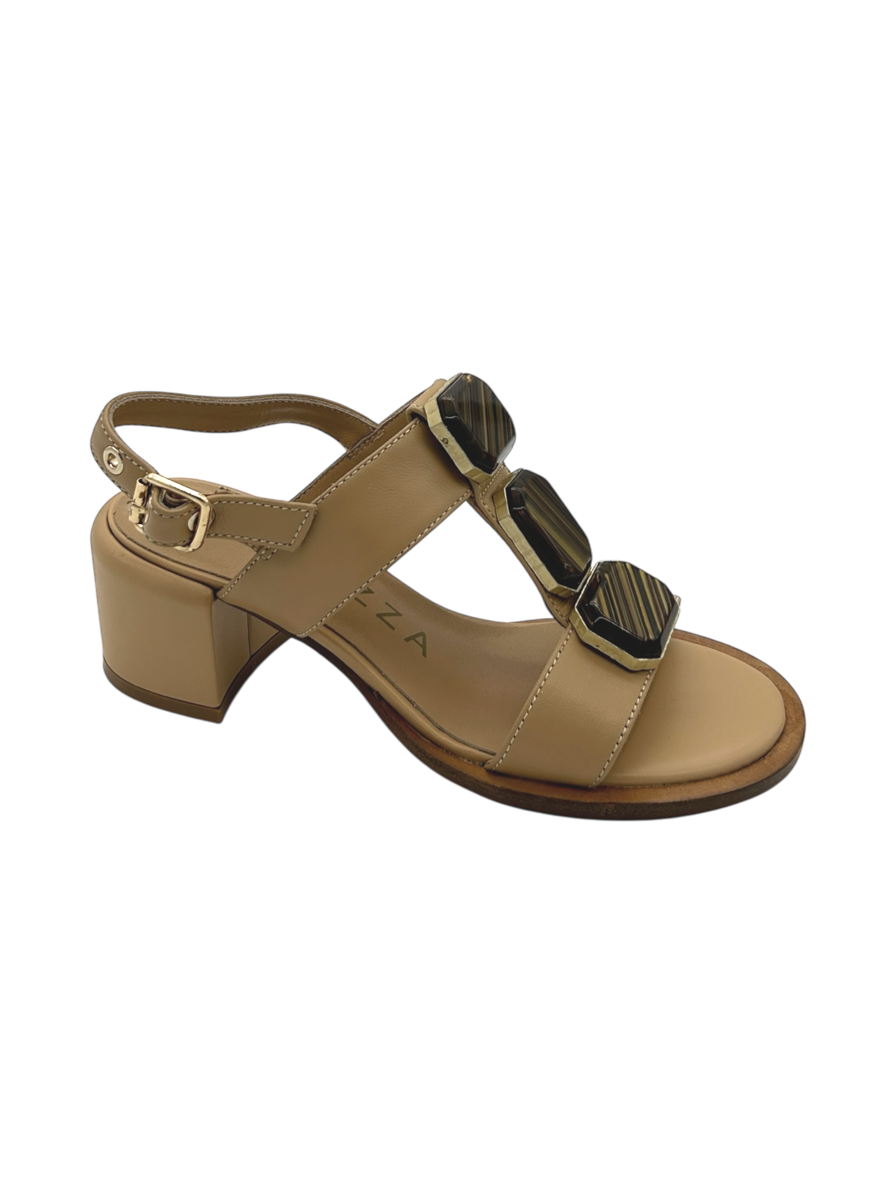 Sandalo pelle donna Apepazza Beige - Nairobi -