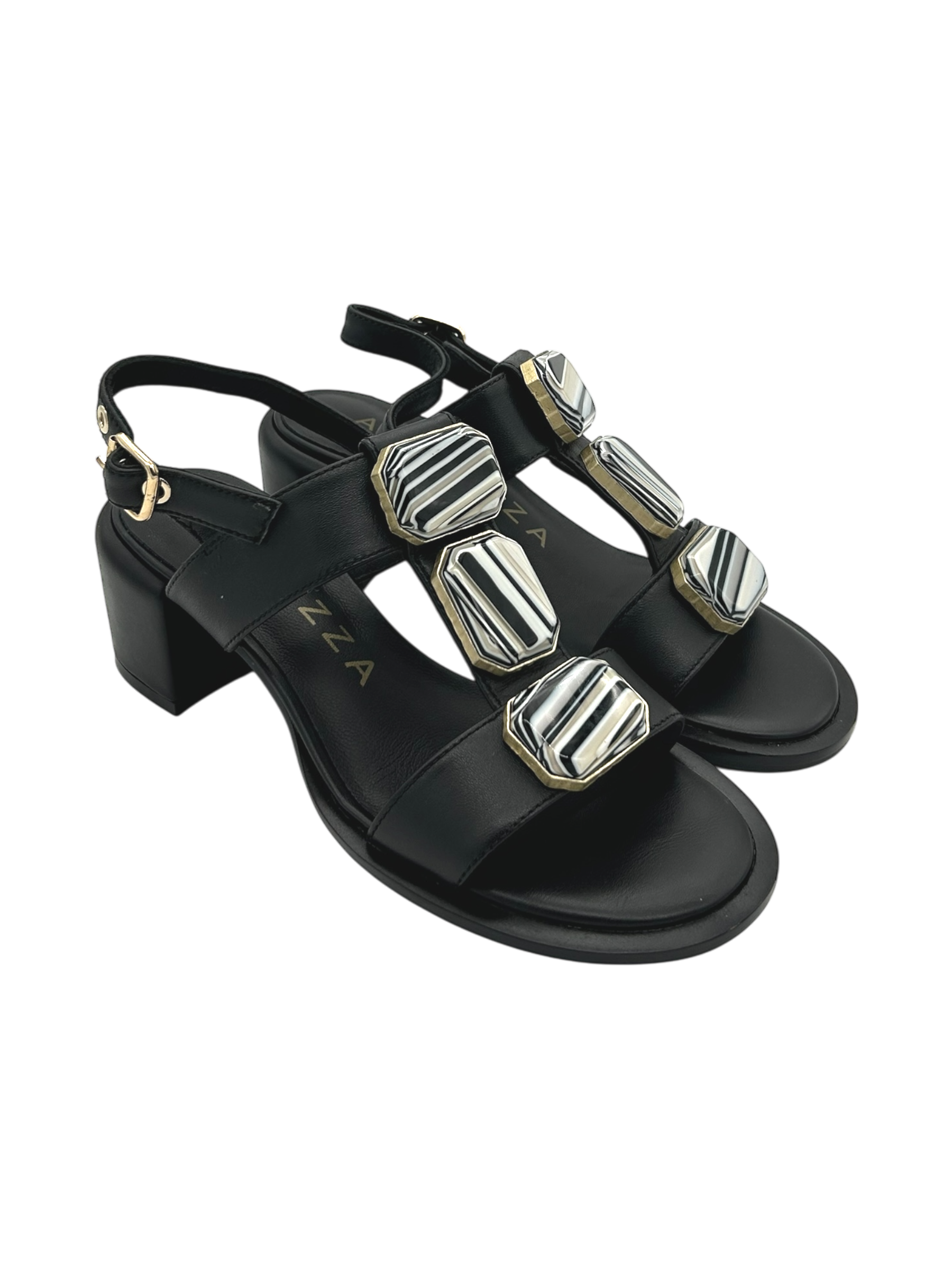 Sandalo pelle donna Apepazza Black - Nairobi -