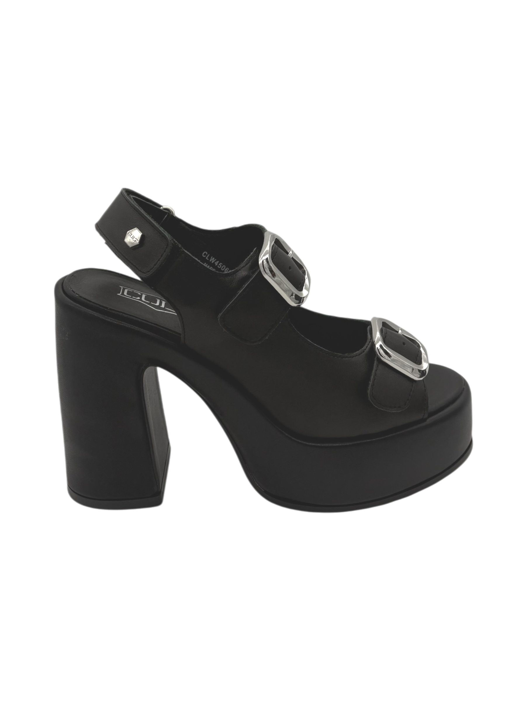 Sandalo pelle donna CULT Black -Bjork 4506-