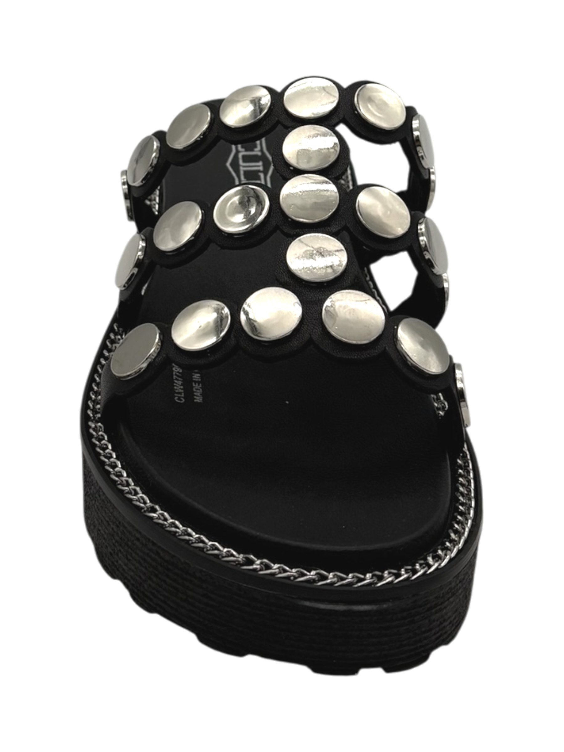 Sandalo Donna CULT Ziggy 4769 in Pelle Nera con Borchie