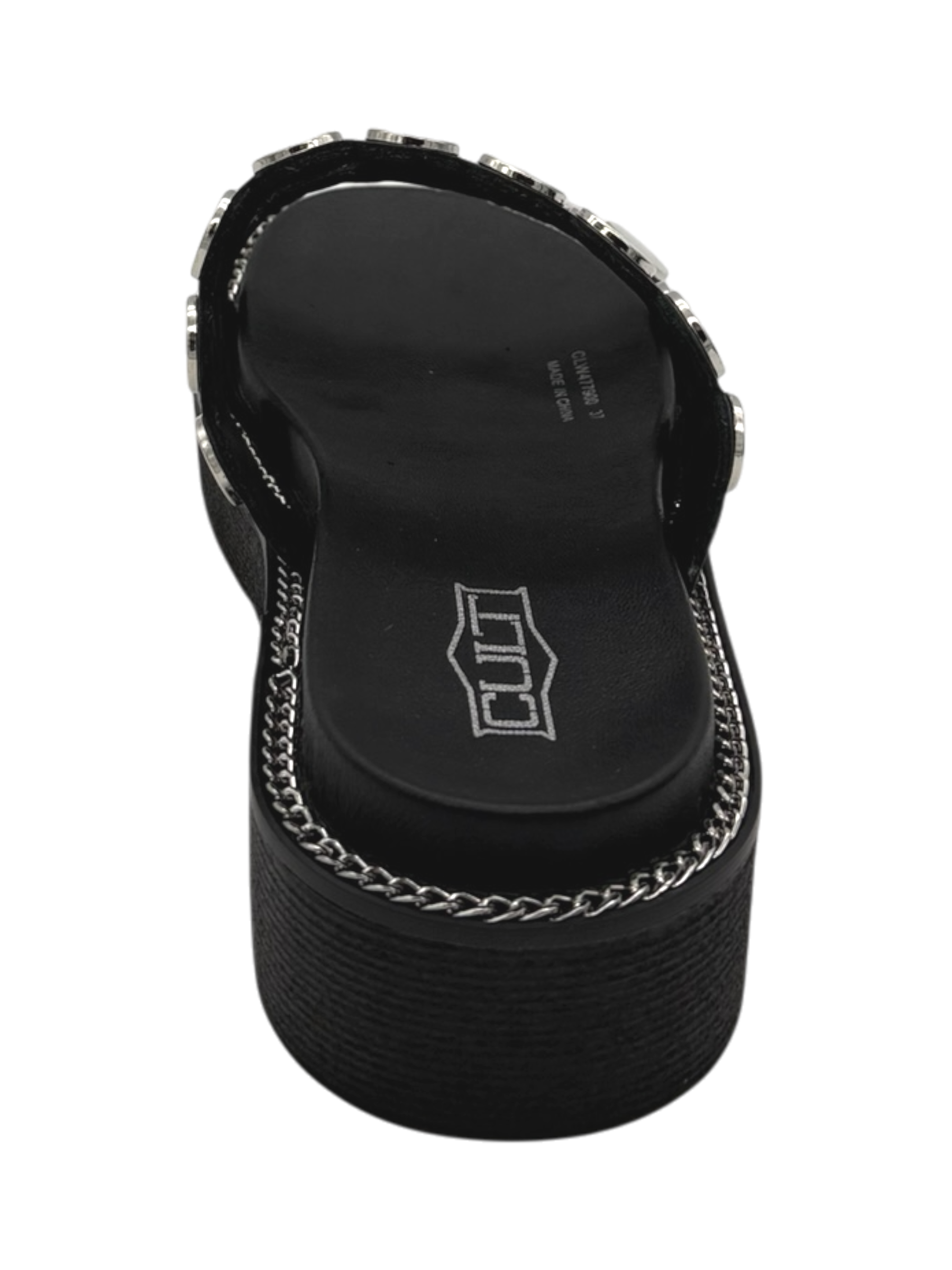 Sandalo Donna CULT Ziggy 4769 in Pelle Nera con Borchie