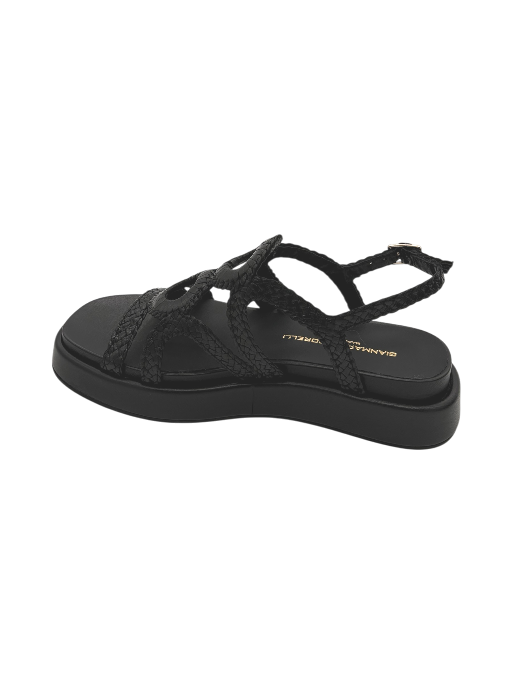 Sandalo pelle donna GIANMARCO SORELLI  Black -12270 Ares-