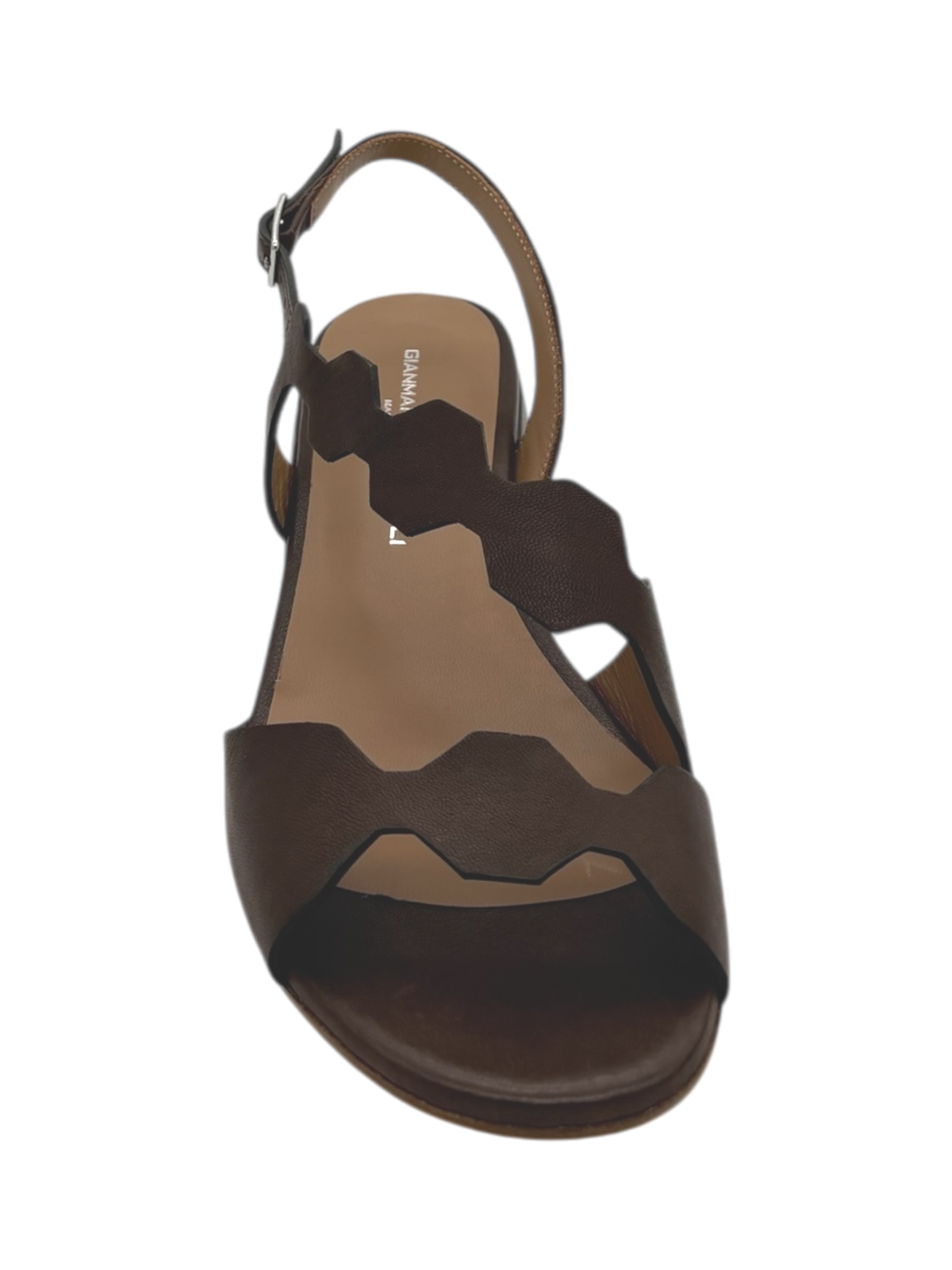 Sandalo pelle donna GIANMARCO SORELLI Testa moro -3057 Riva-