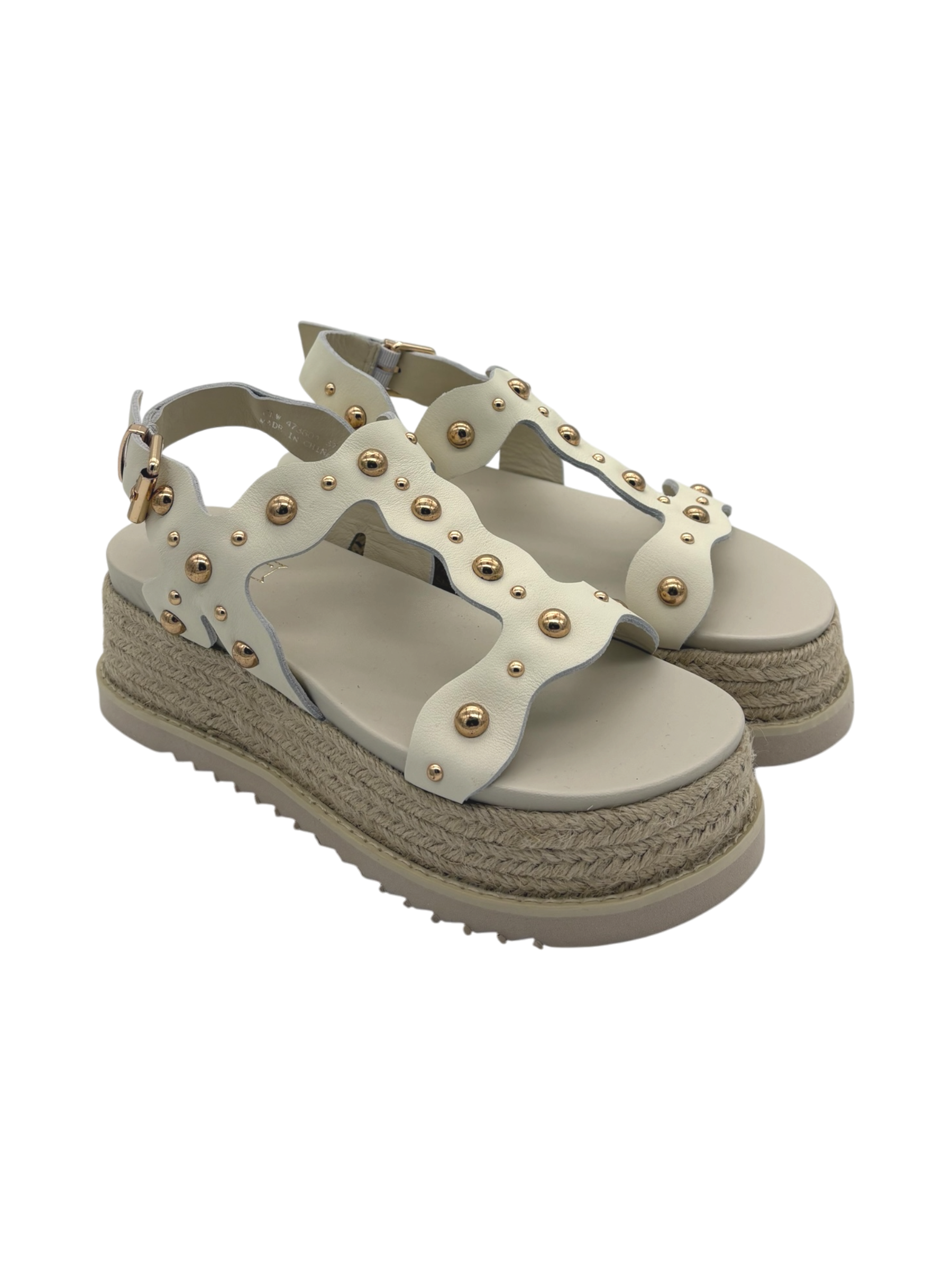 Sandalo pelle donna CULT Avorio - Doja 4736