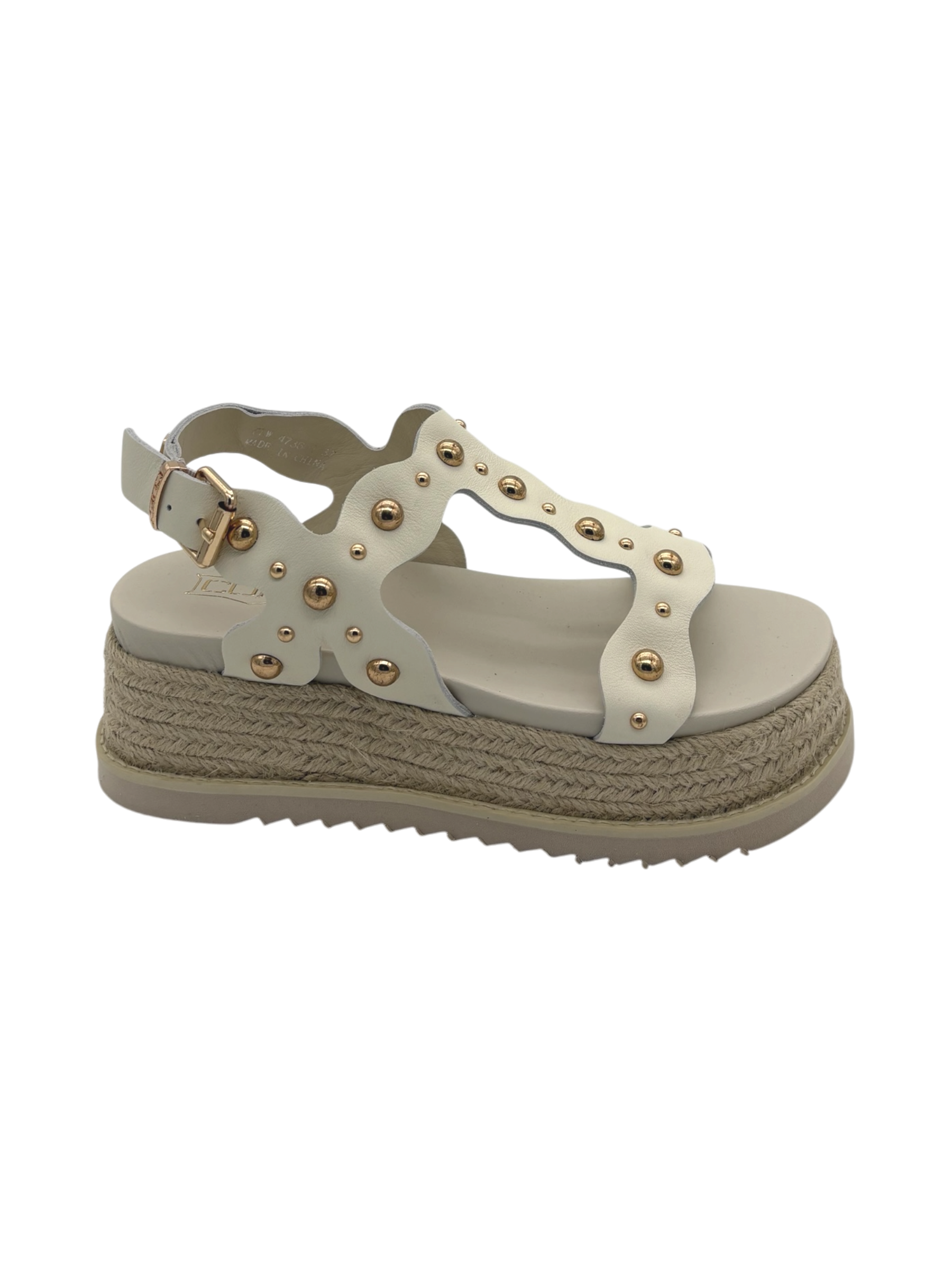 Sandalo pelle donna CULT Avorio - Doja 4736