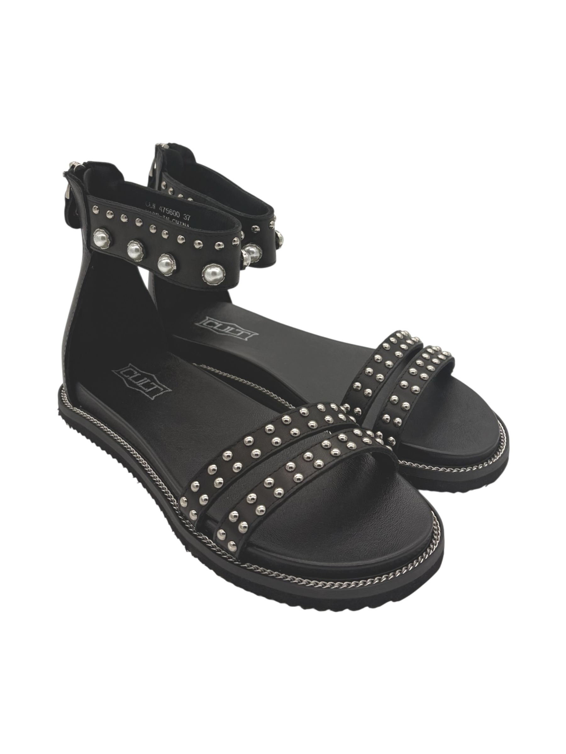 Sandalo Donna CULT Roshelle 4756 in Pelle Nera