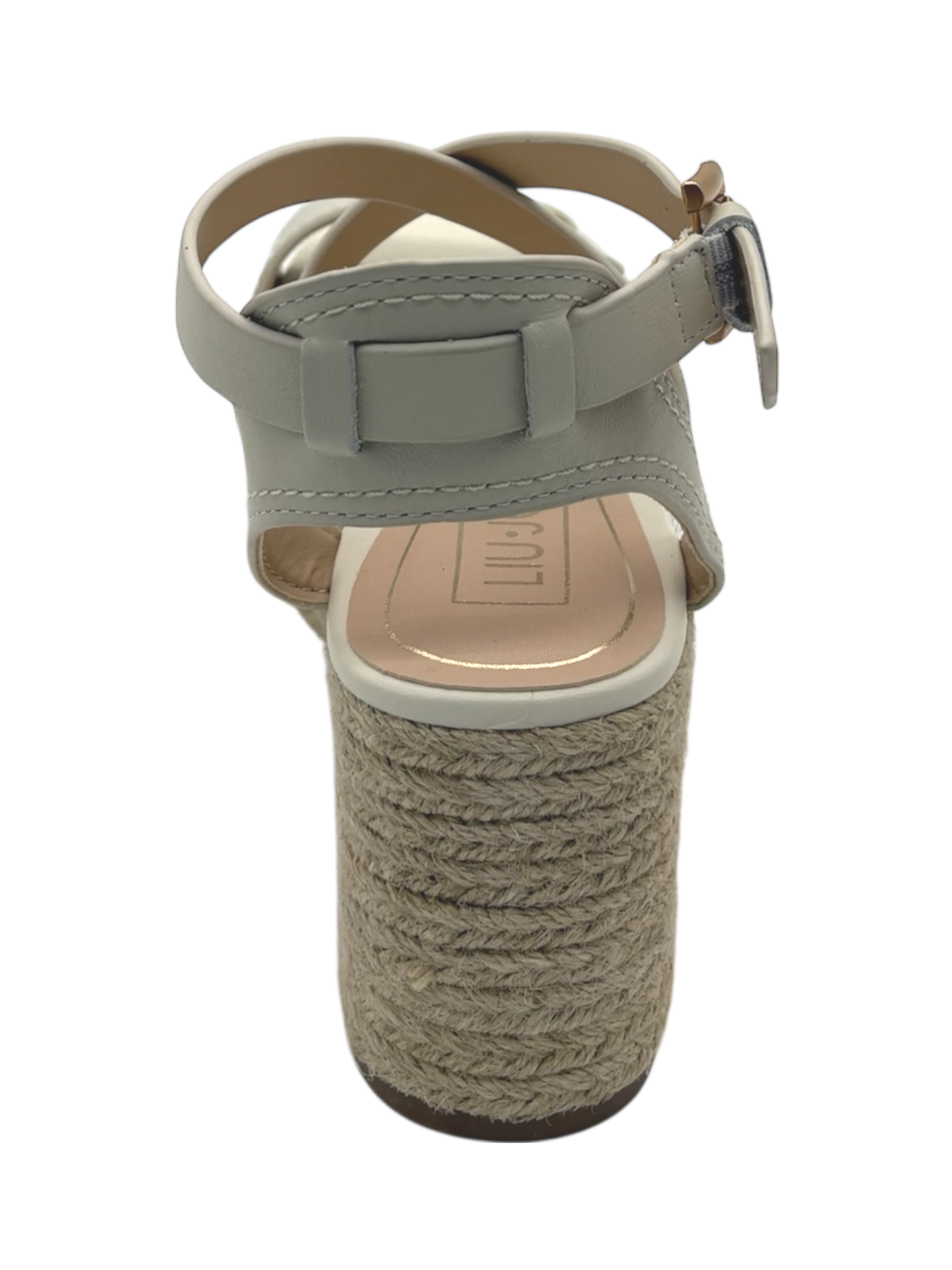 Sandalo zeppa LIUJO Milk  - Bali 01 -