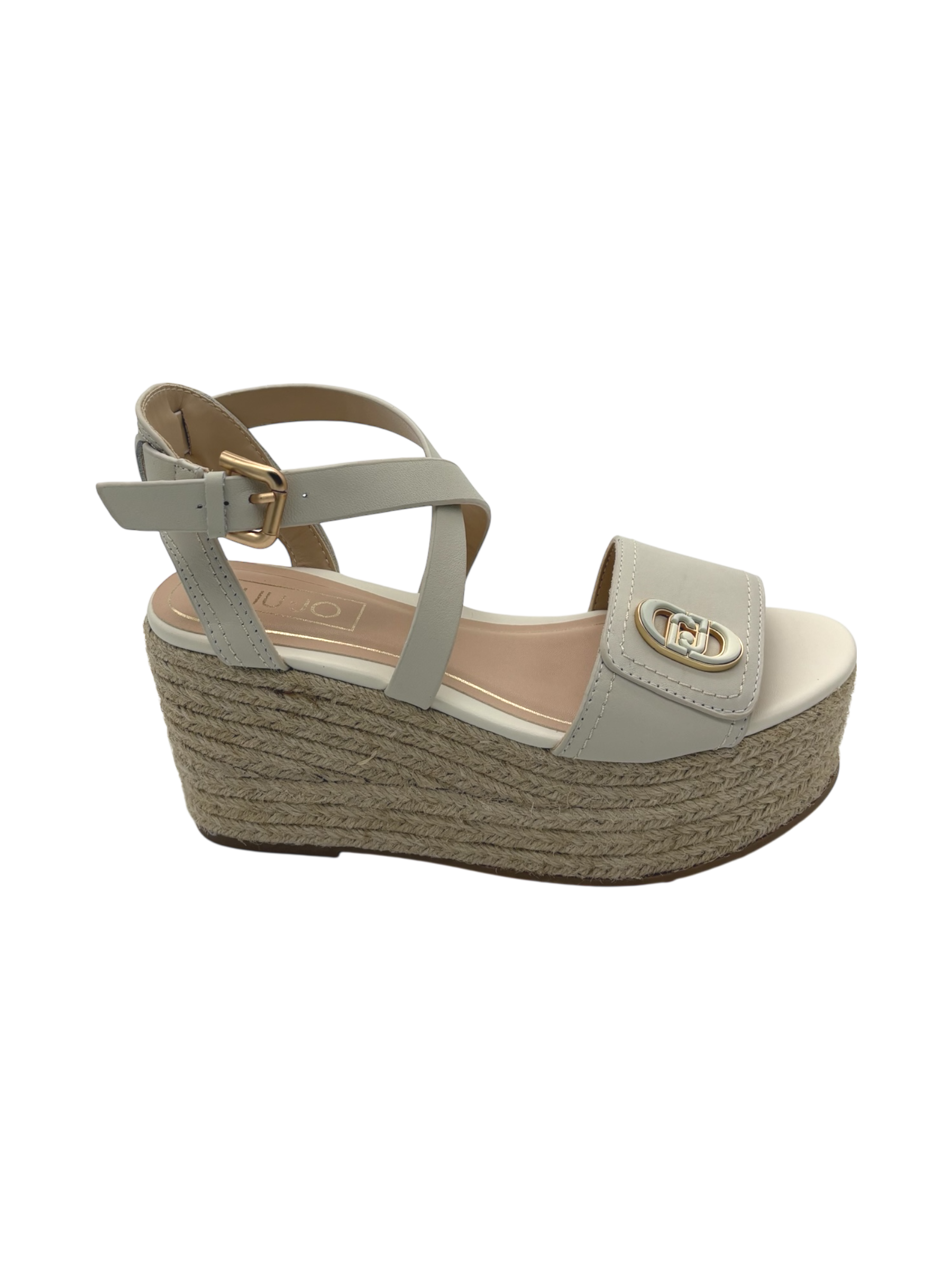 Sandalo zeppa LIUJO Milk  - Bali 01 -