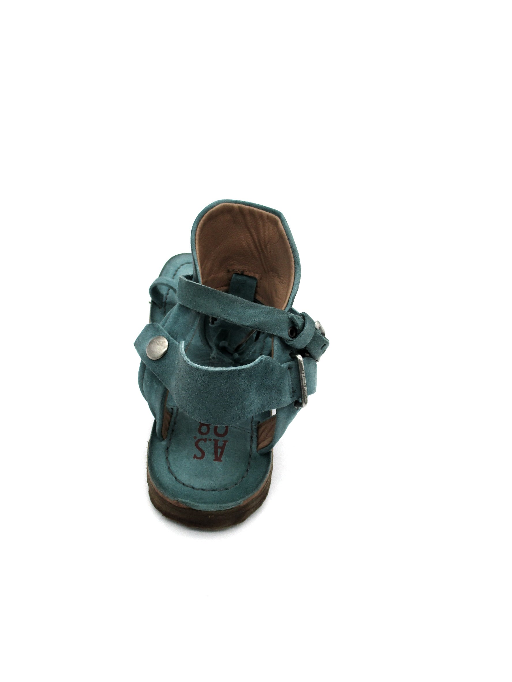 Sandalo basso pelle donna AS98 Emerald - 534010 -