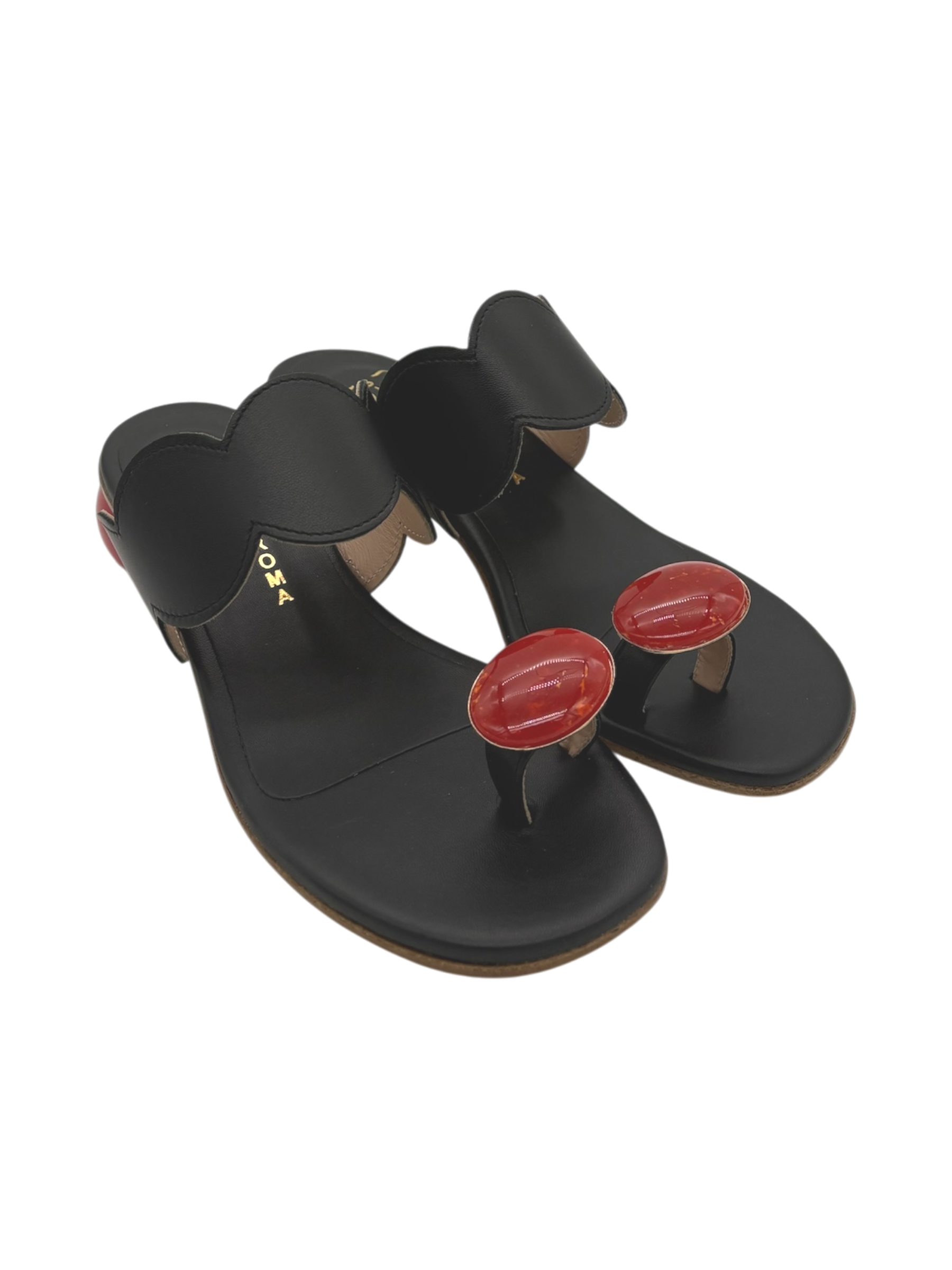 Sandalo donna SIANO VIA ROMA Pelle Black -100-