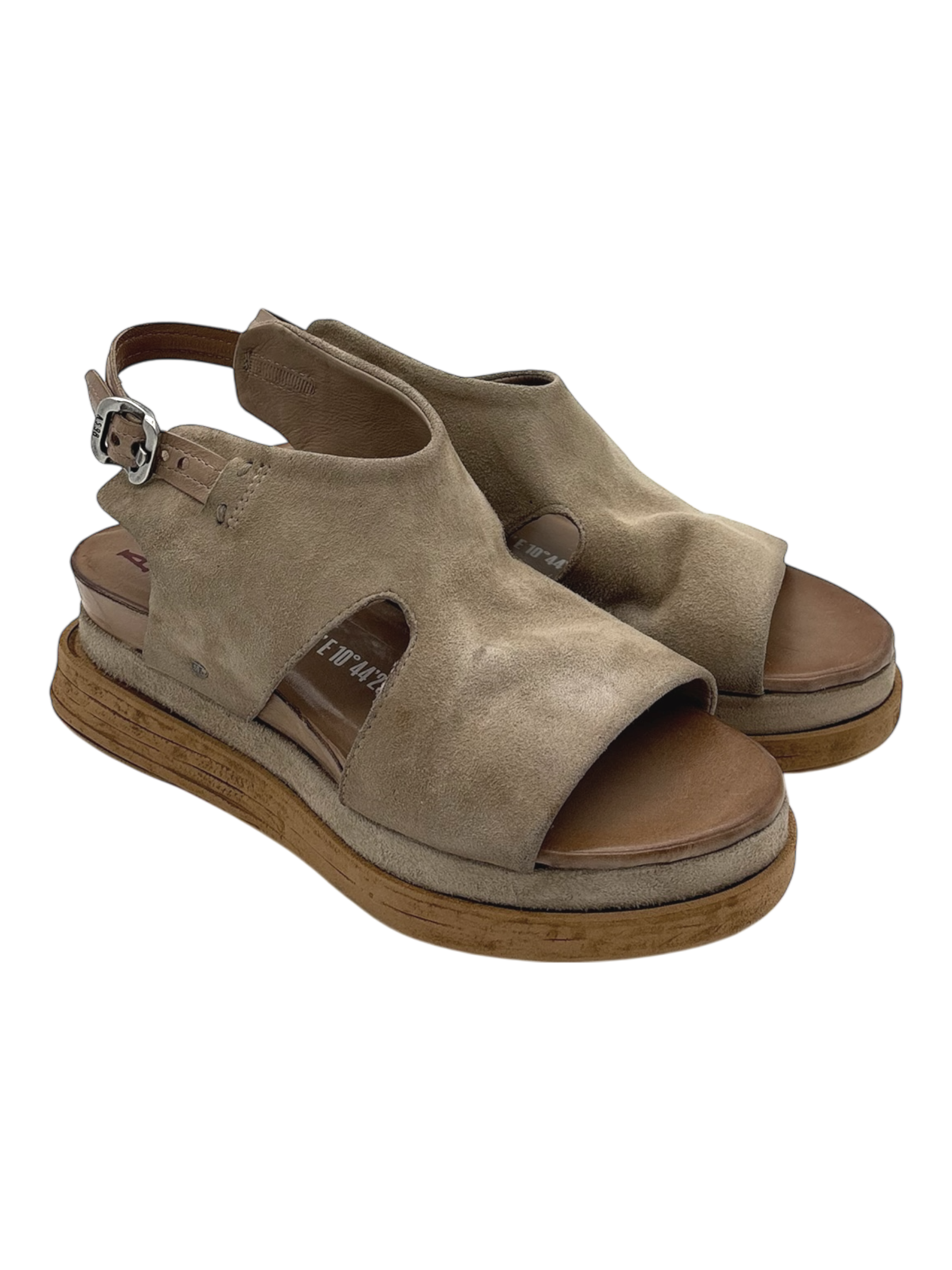 Sandalo in pelle zeppa donna As98 Lagos Cartoon  - A15051 -