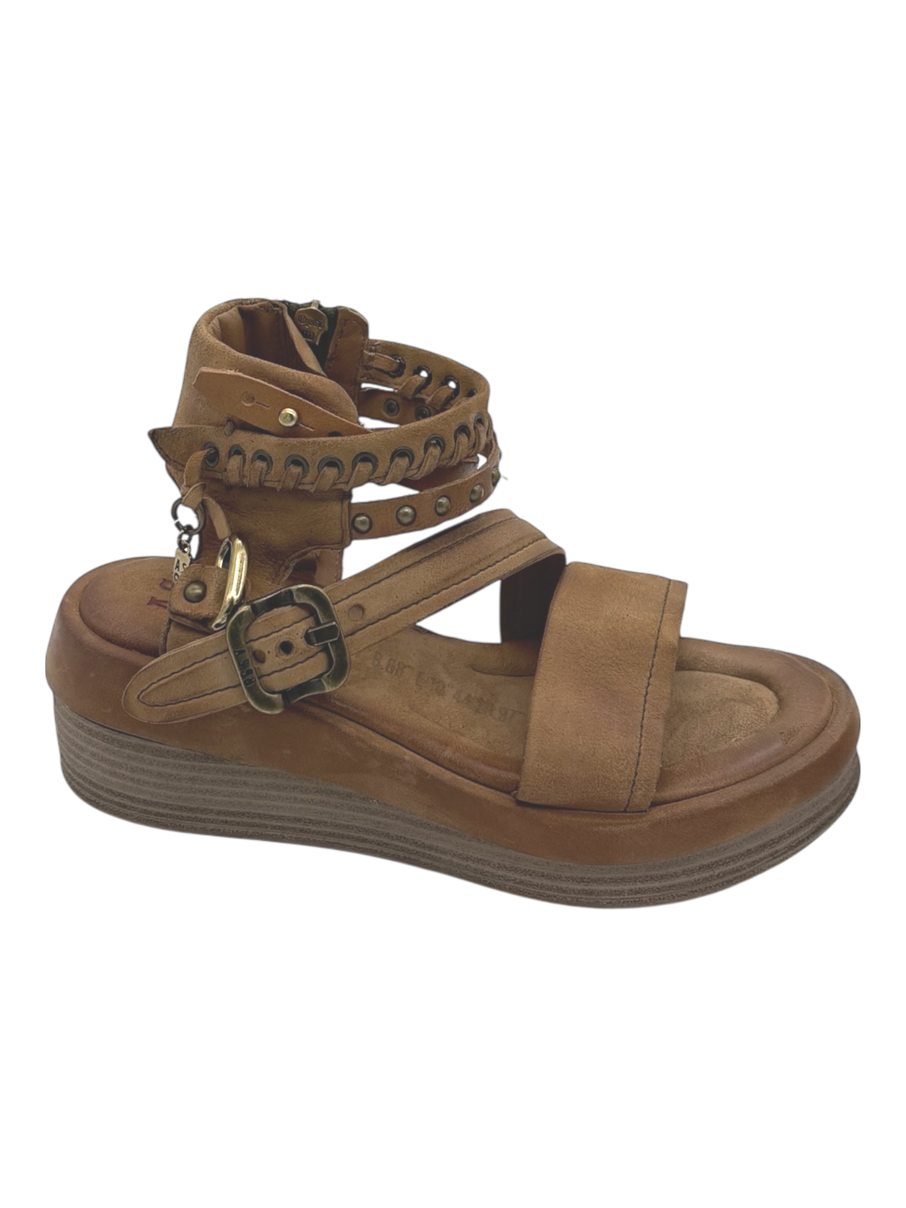 Sandalo pelle donna AS98 Tiger - C02009 -