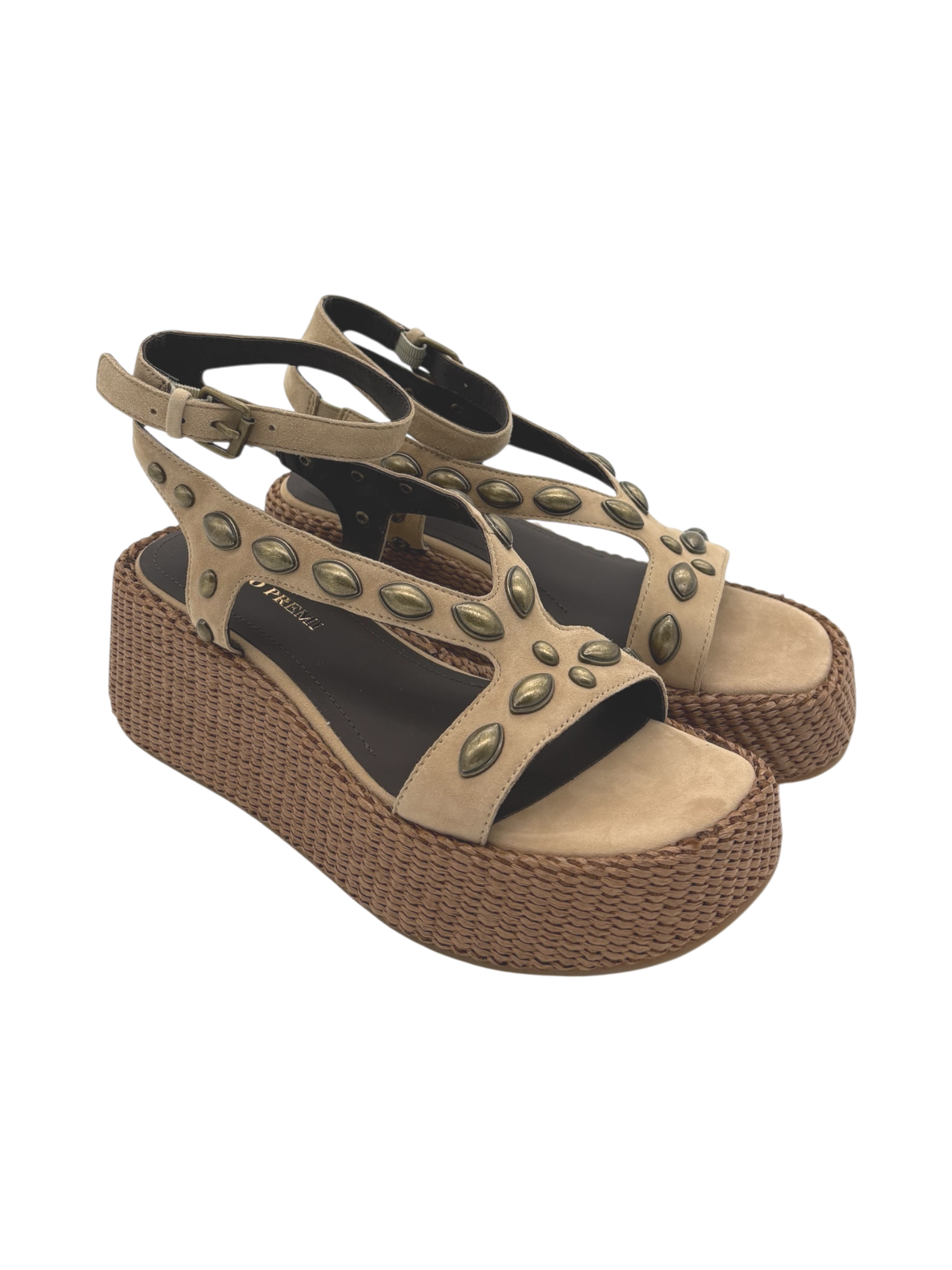 Sandalo pelle donna Bruno Premi Almond - BN5806X -