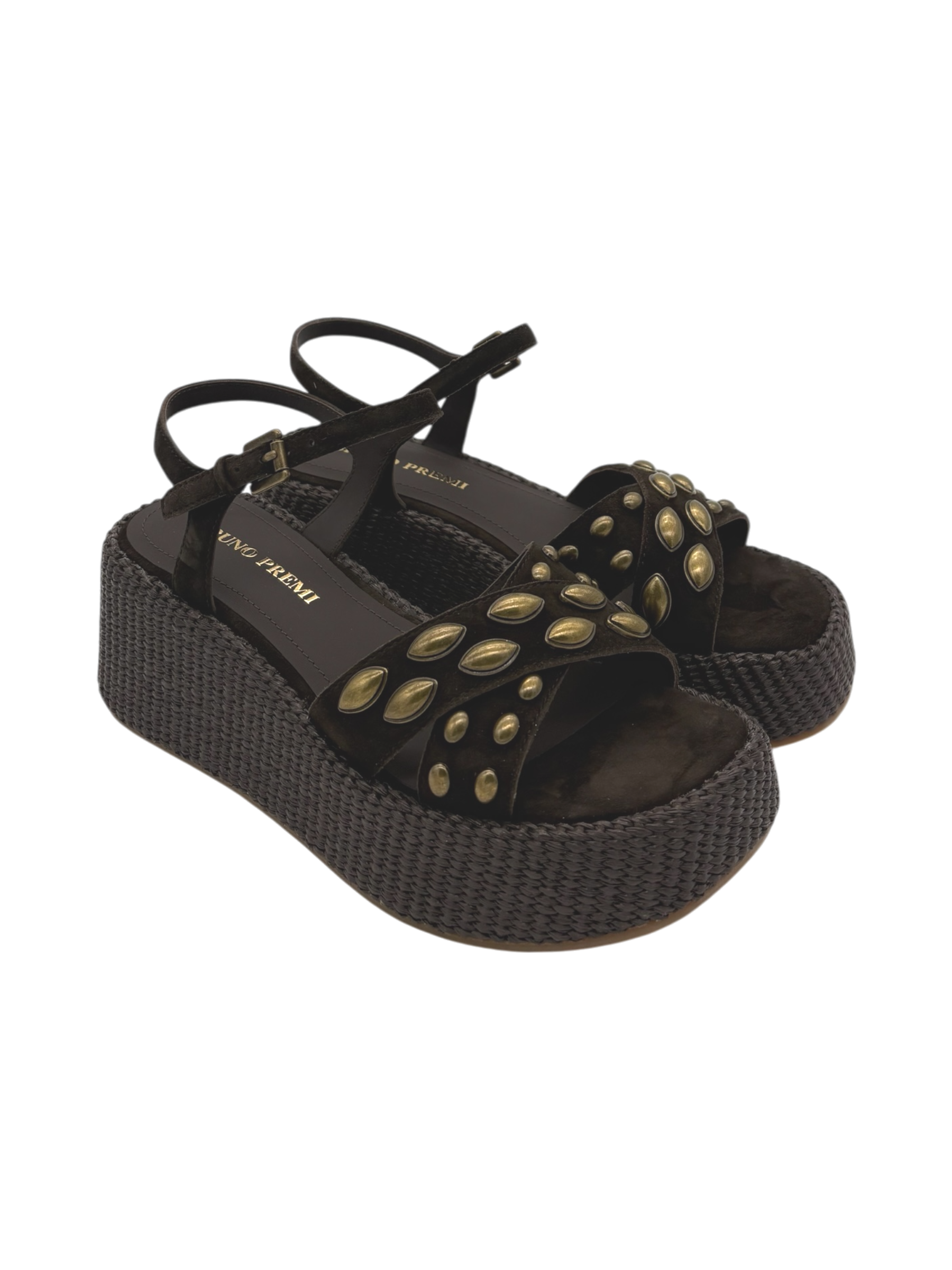 Sandalo pelle donna Bruno Premi Testa moro - BN5804X -