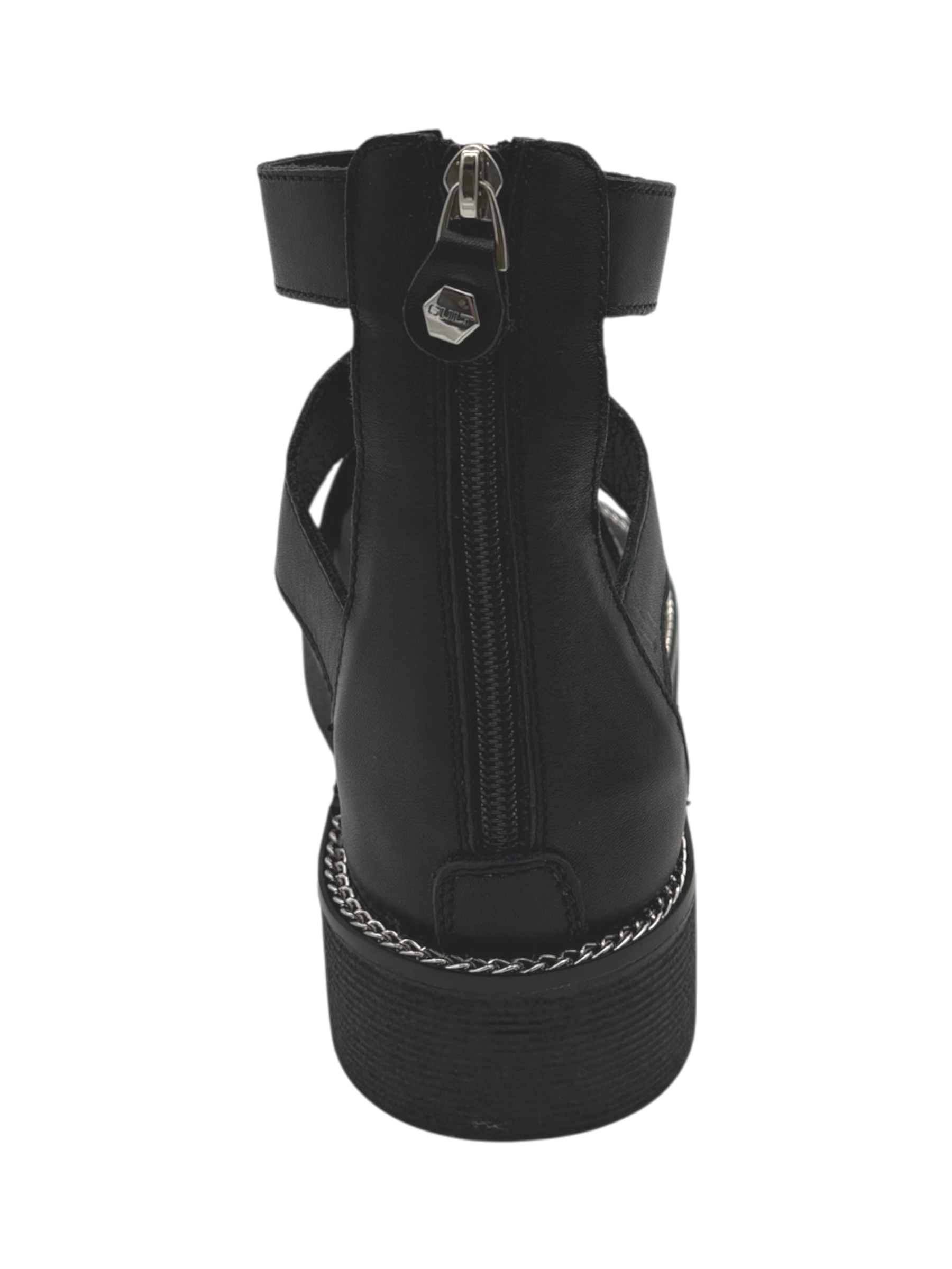 Sandalo Donna CULT Ziggy 3290 in Pelle Nera con Zeppa