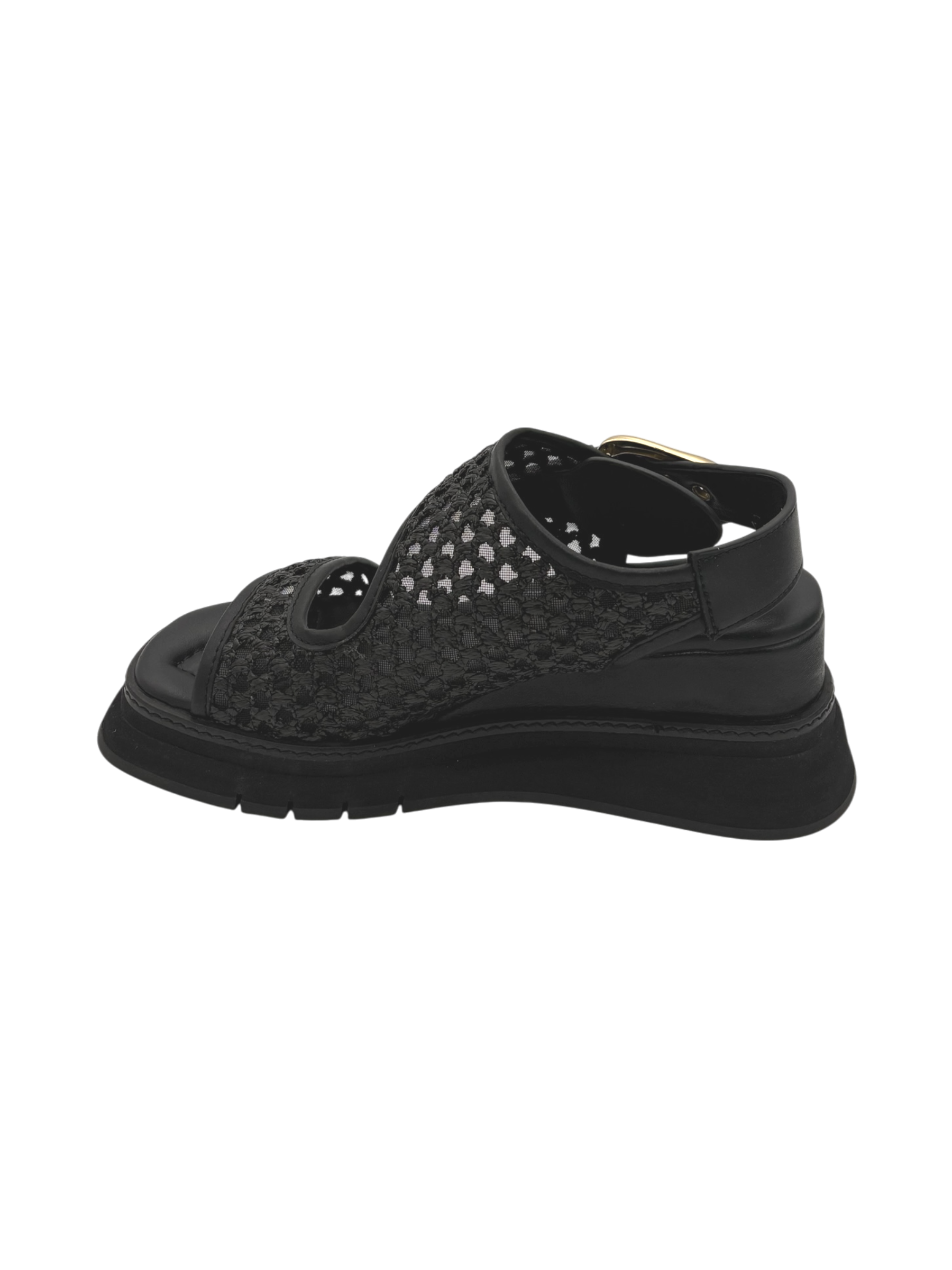 Sandalo pelle donna GIO+ Black Dafne 08C