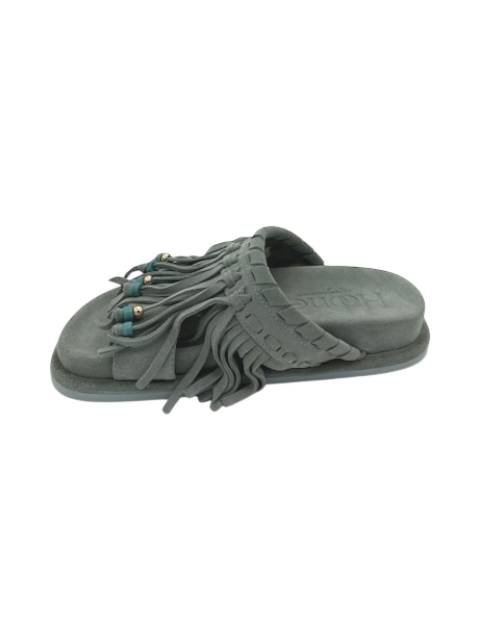 Ciabatta pelle donna Hooney by Apepazza Blue light -Alba-