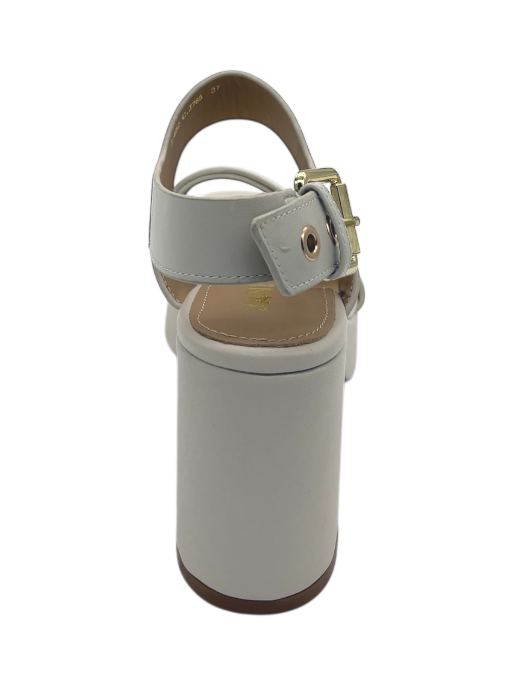 Sandalo pelle donna Janet & Janet Burro  - J 652 -