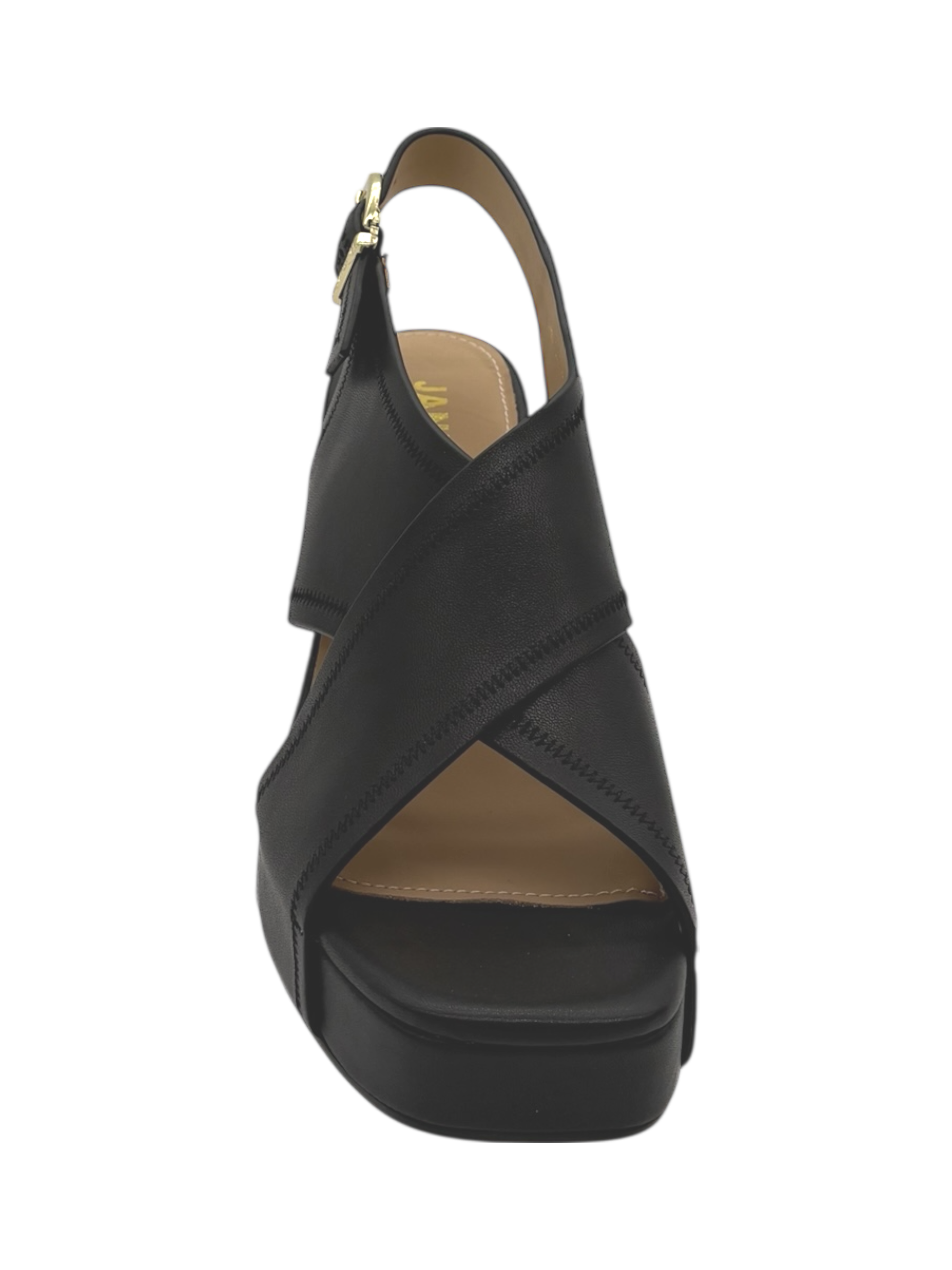 Sandalo pelle donna Janet & Janet Black  - J 651 -