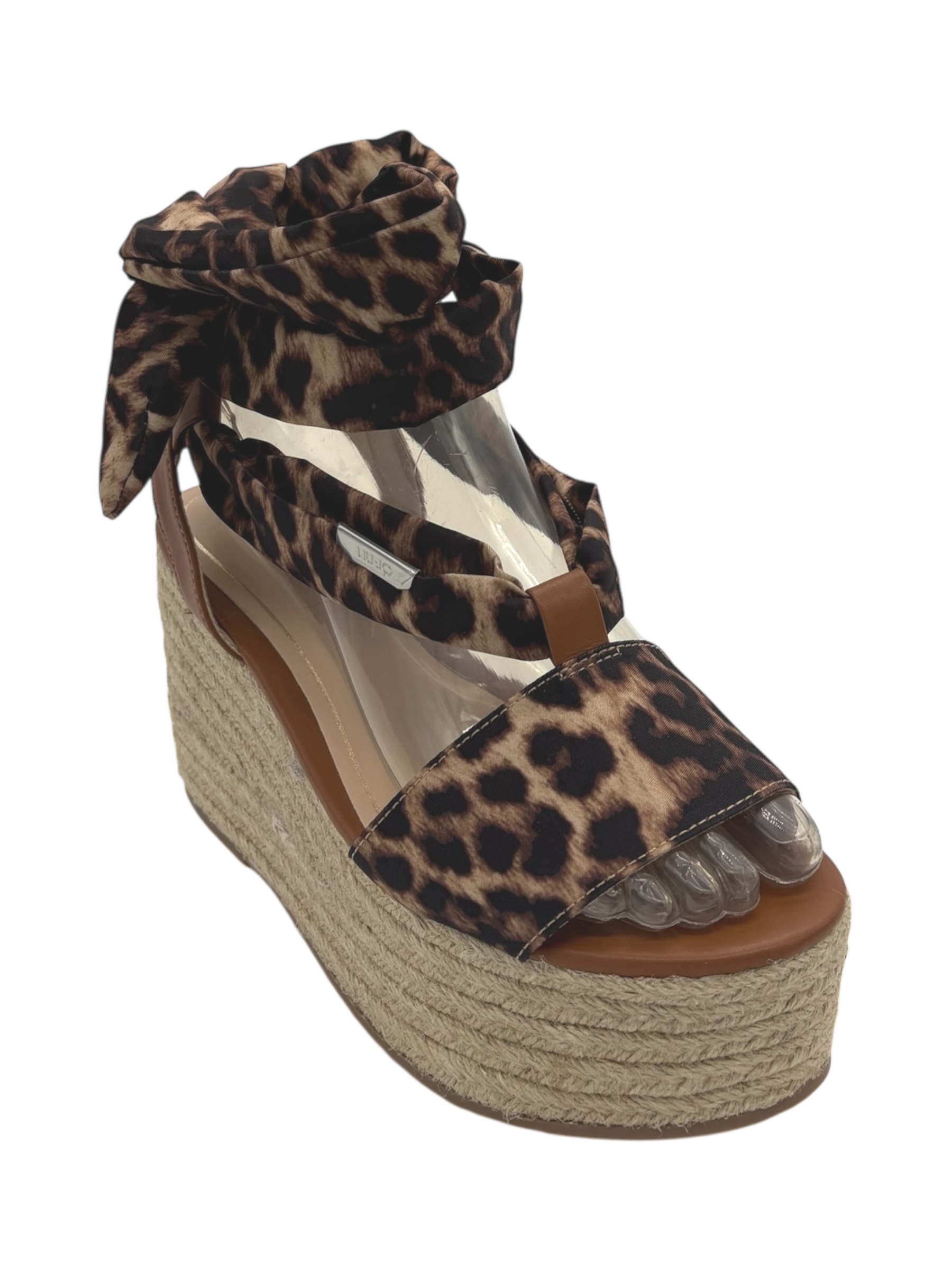 Sandalo zeppa LIUJO Leopard  - Bali 03 -