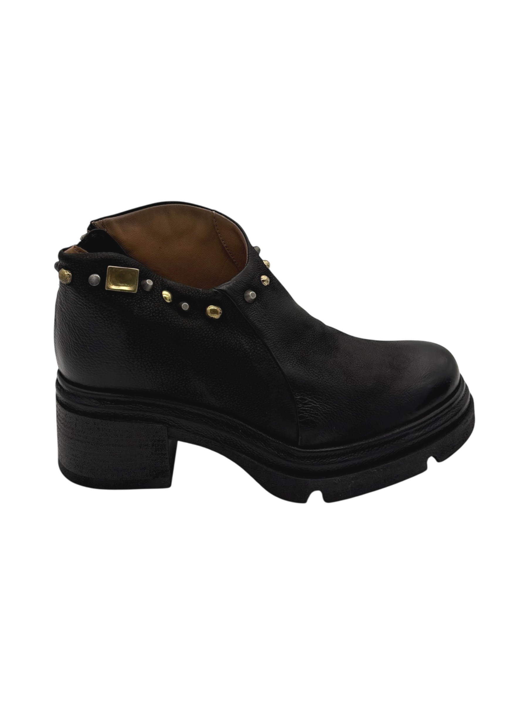 Scarpa pelle donna AS98 Nero - A89233 -