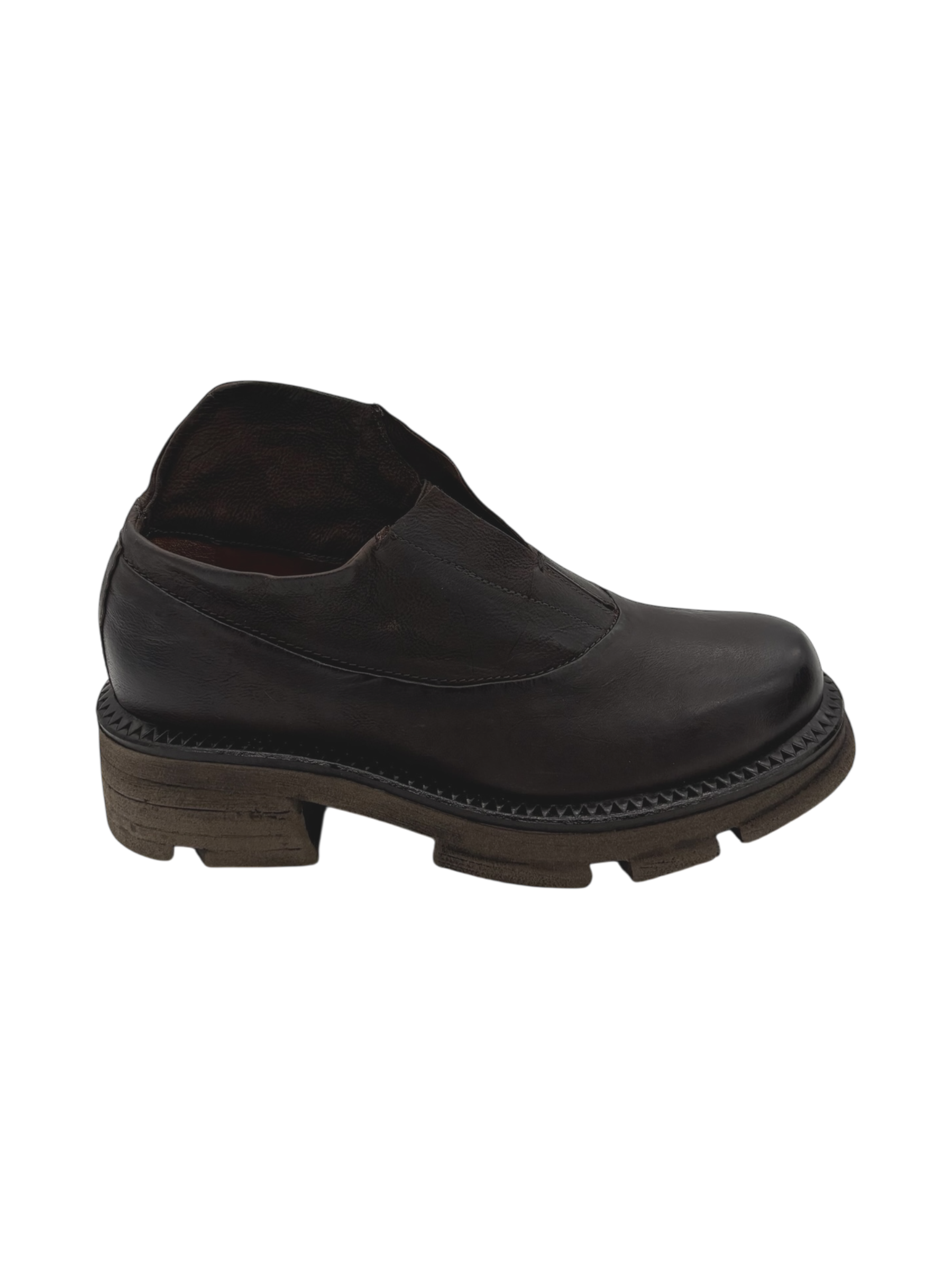 Scarpa pelle donna AS98 Ebano - A94131 -