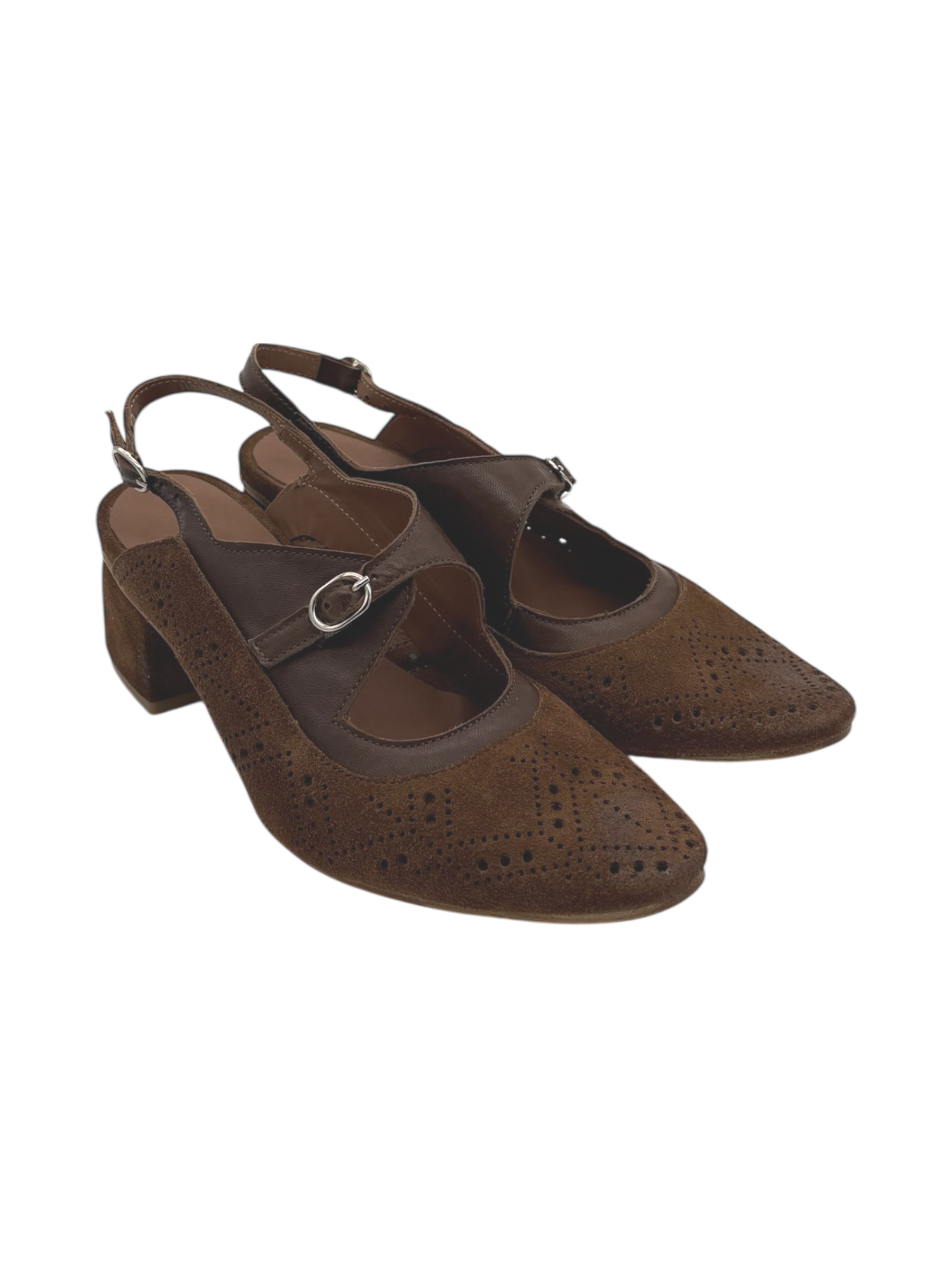 Scarpa camoscio donna Kudetà Tabacco  - 614405 -